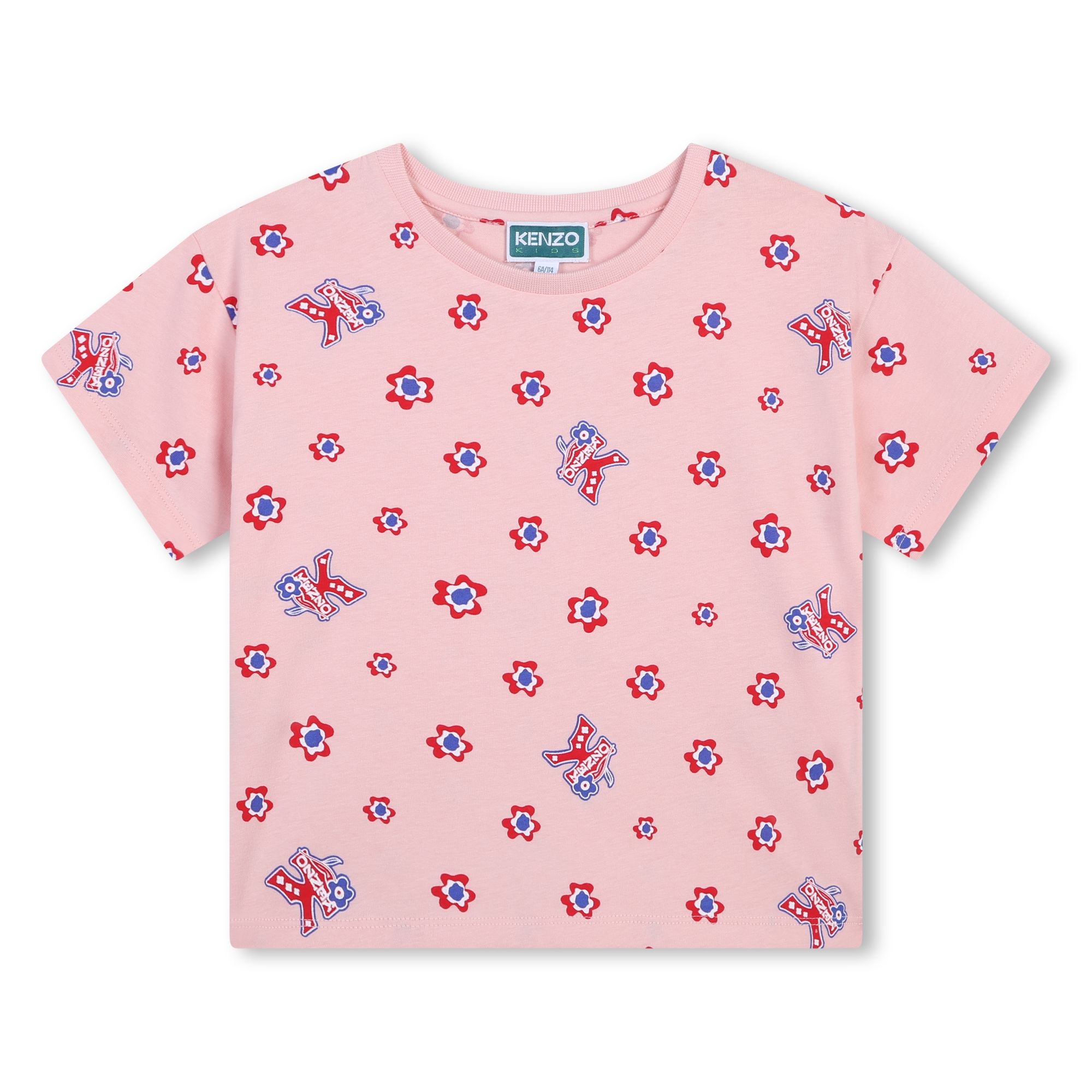 Short-sleeved cotton T-shirt KENZO KIDS for GIRL