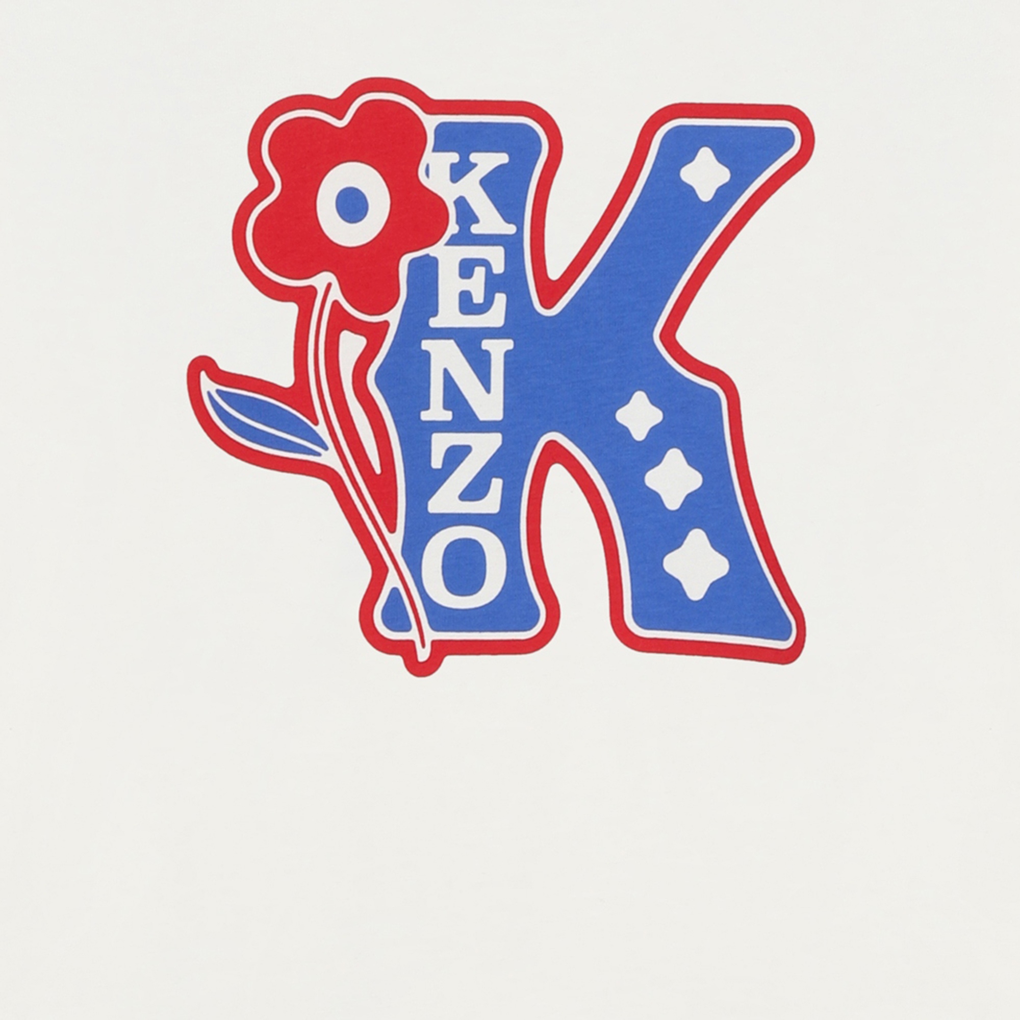 Katoenen T-shirt lange mouwen KENZO KIDS Voor