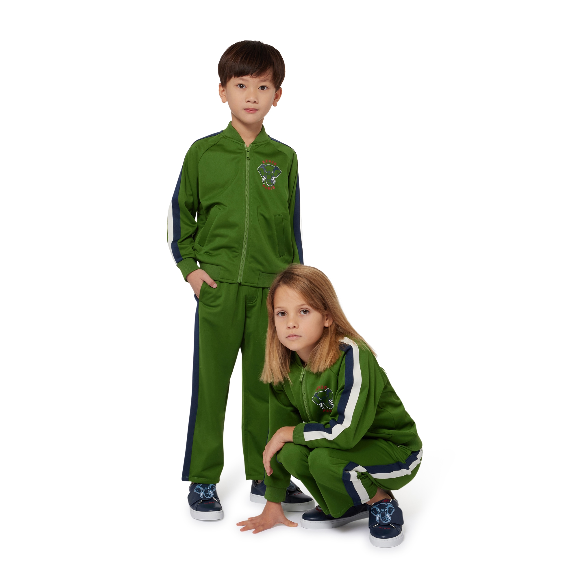 Joggingbroek van piqué KENZO KIDS Voor