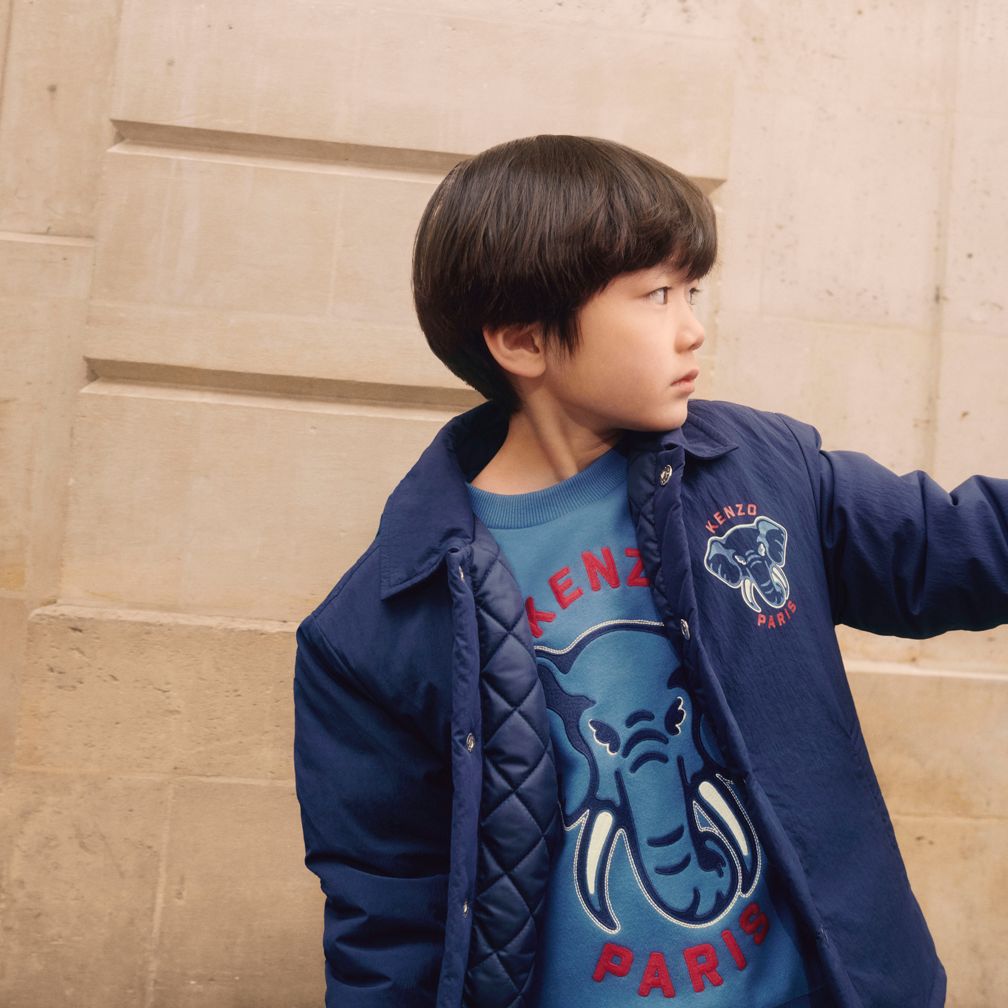 Giacca con bottoni automatici KENZO KIDS Per RAGAZZO