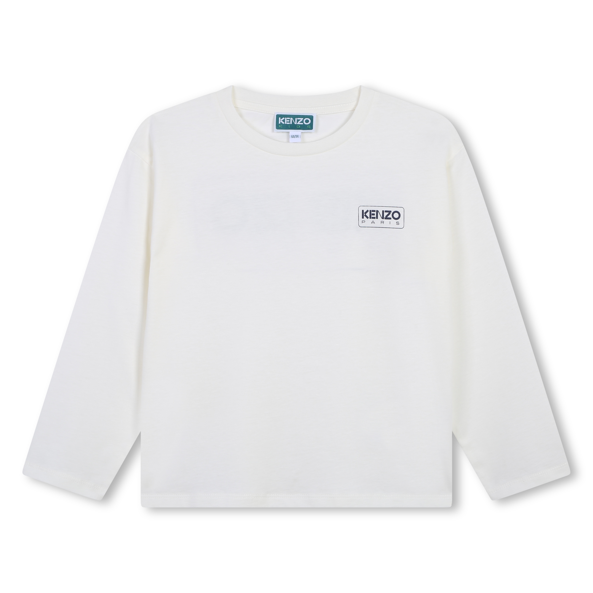 KENZO KIDS T shirt a maniche lunghe unisex bianco Kids around