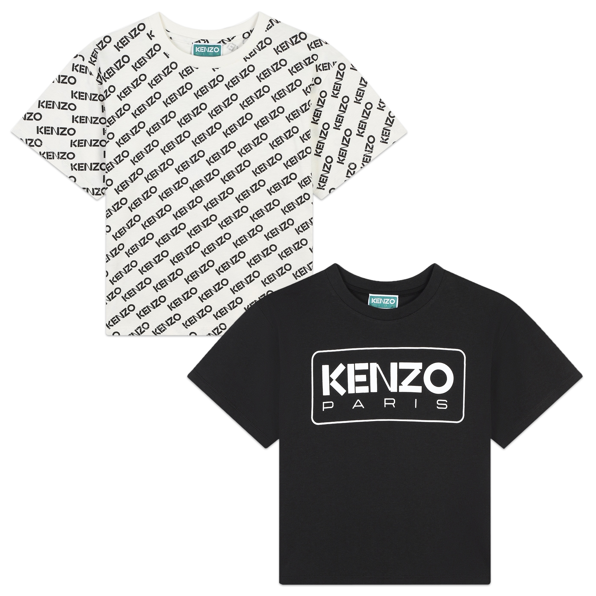 2 camisetas de manga corta KENZO KIDS para UNISEXO