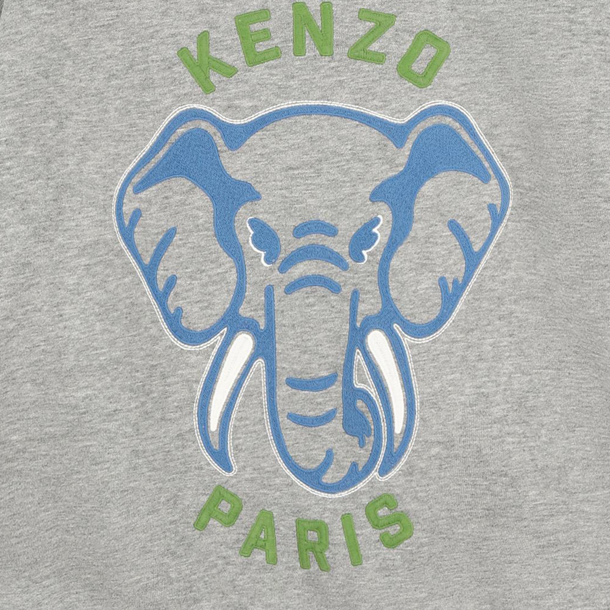 Fleece sweater KENZO KIDS Voor