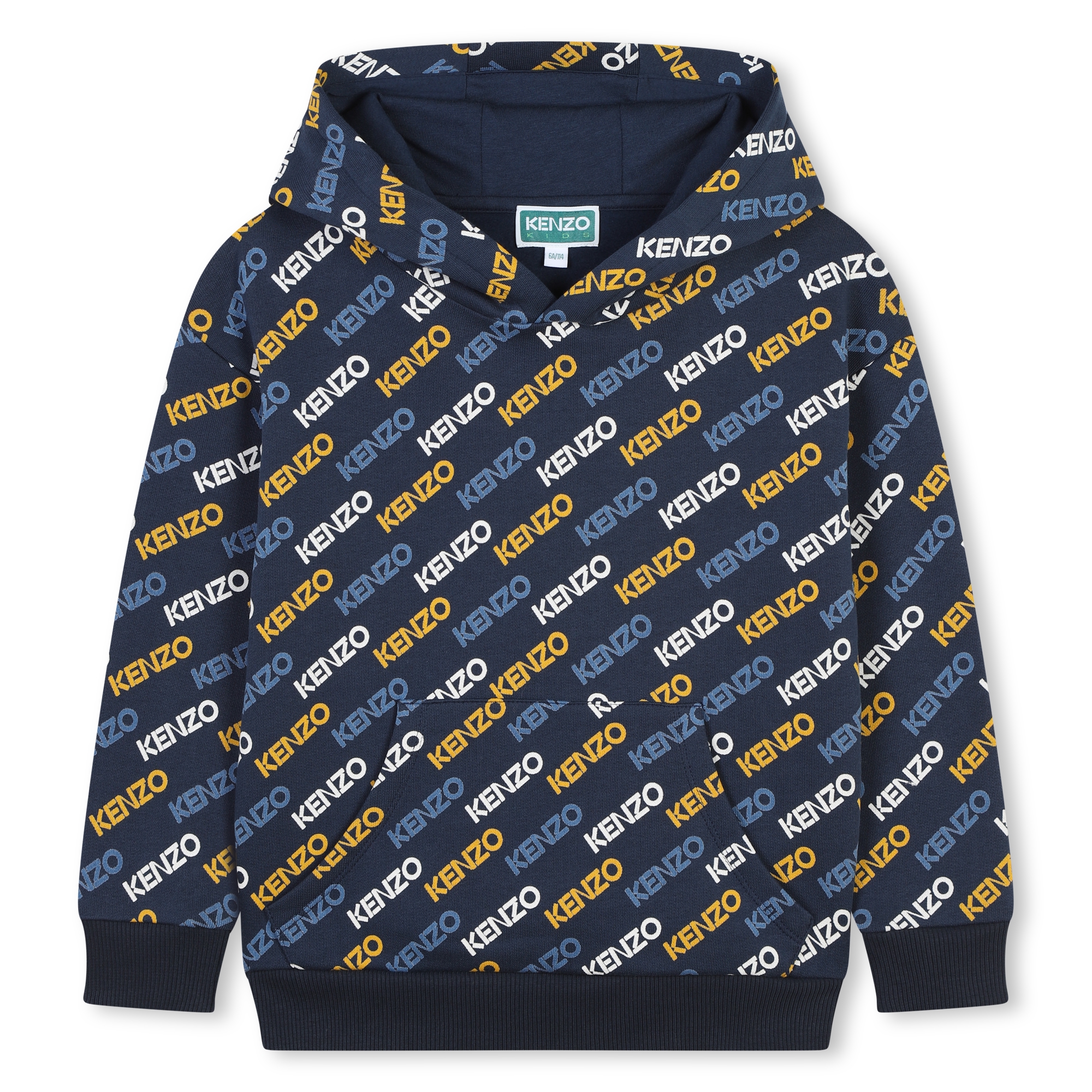 Sweat-shirt molletonné imprimé KENZO KIDS pour GARCON