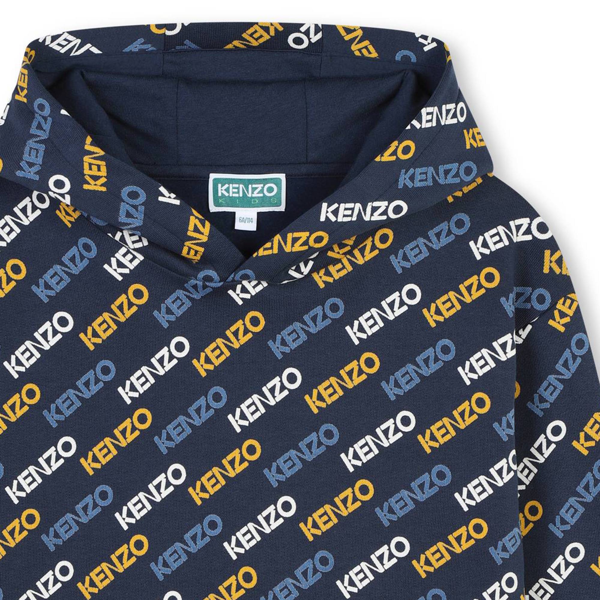 Felpa calda stampata KENZO KIDS Per RAGAZZO