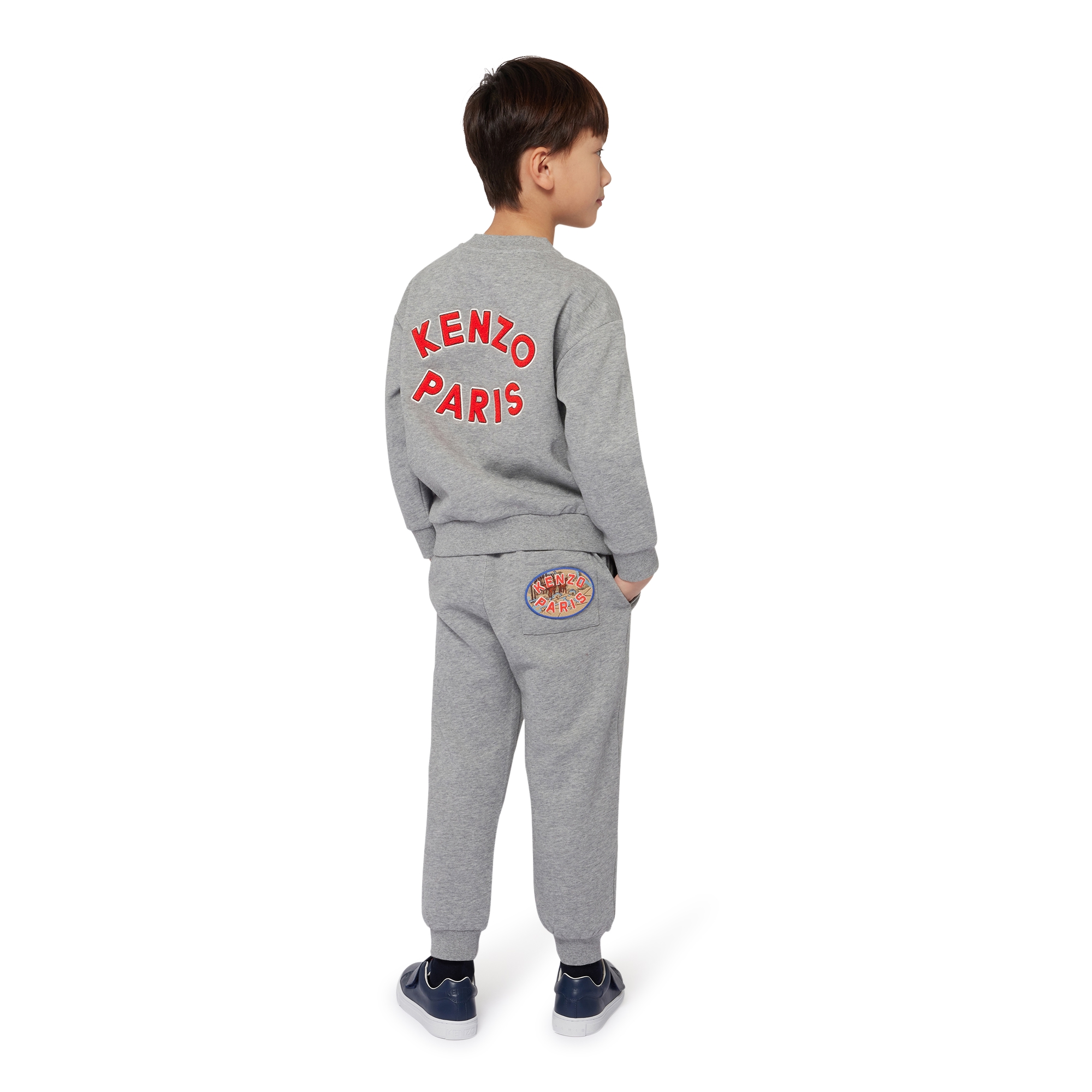 Sweat-shirt molletonné brodé KENZO KIDS pour GARCON