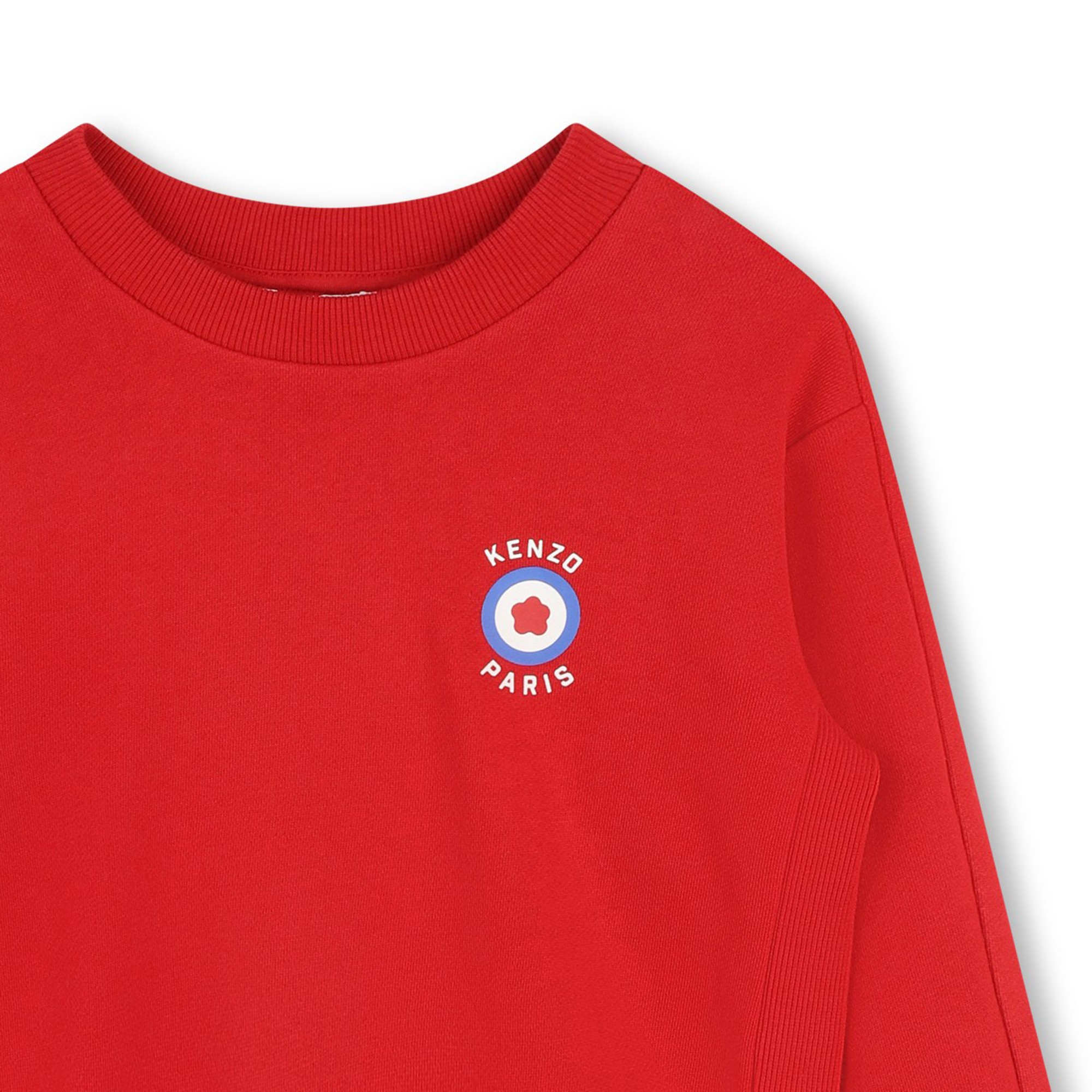 Sweat-shirt molletonné imprimé KENZO KIDS pour GARCON