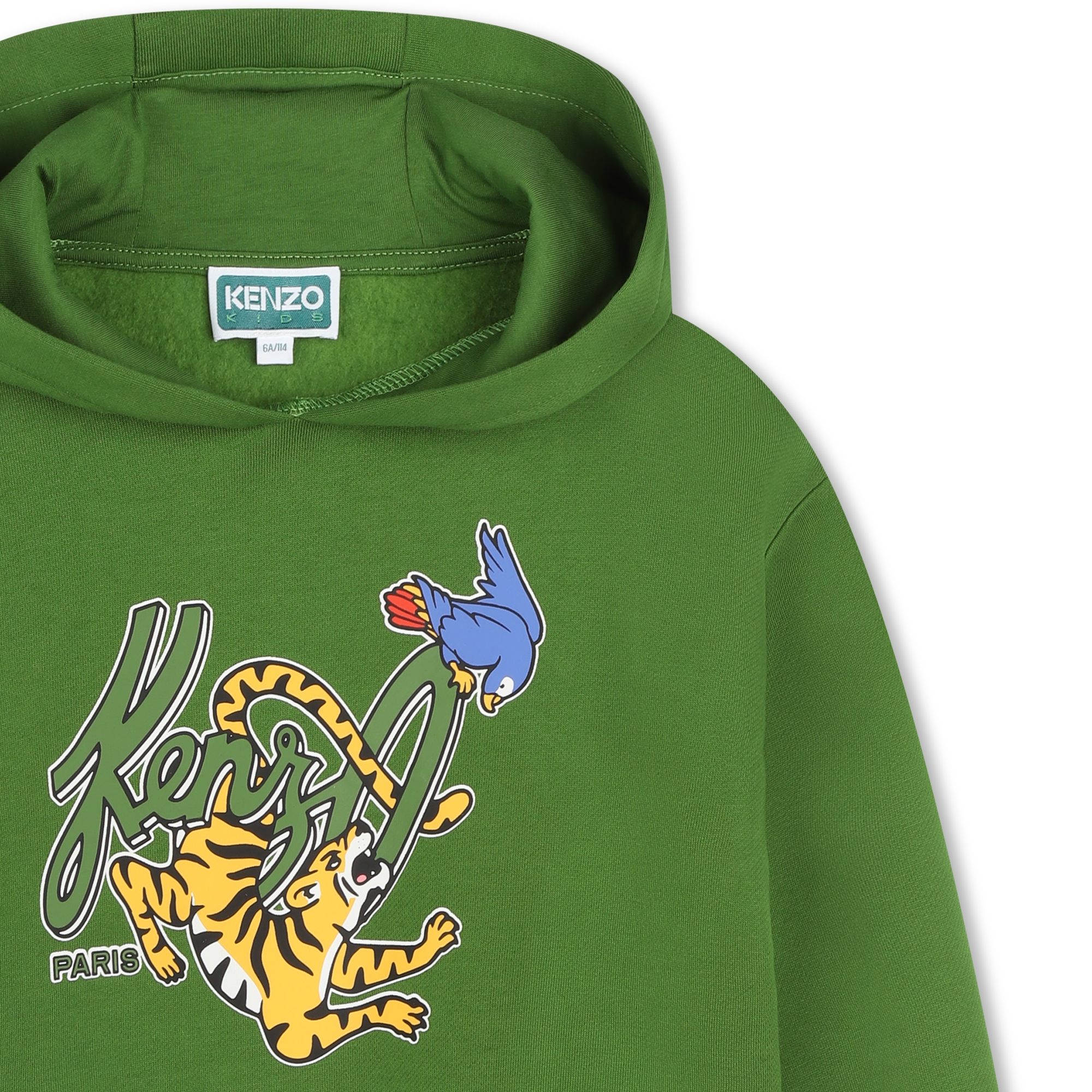 Sweat-shirt molletonné imprimé KENZO KIDS pour GARCON