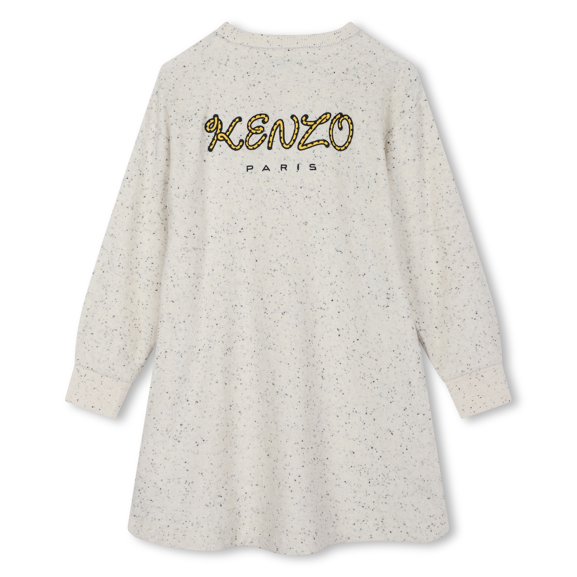 Embroidered fleece dress KENZO KIDS for GIRL