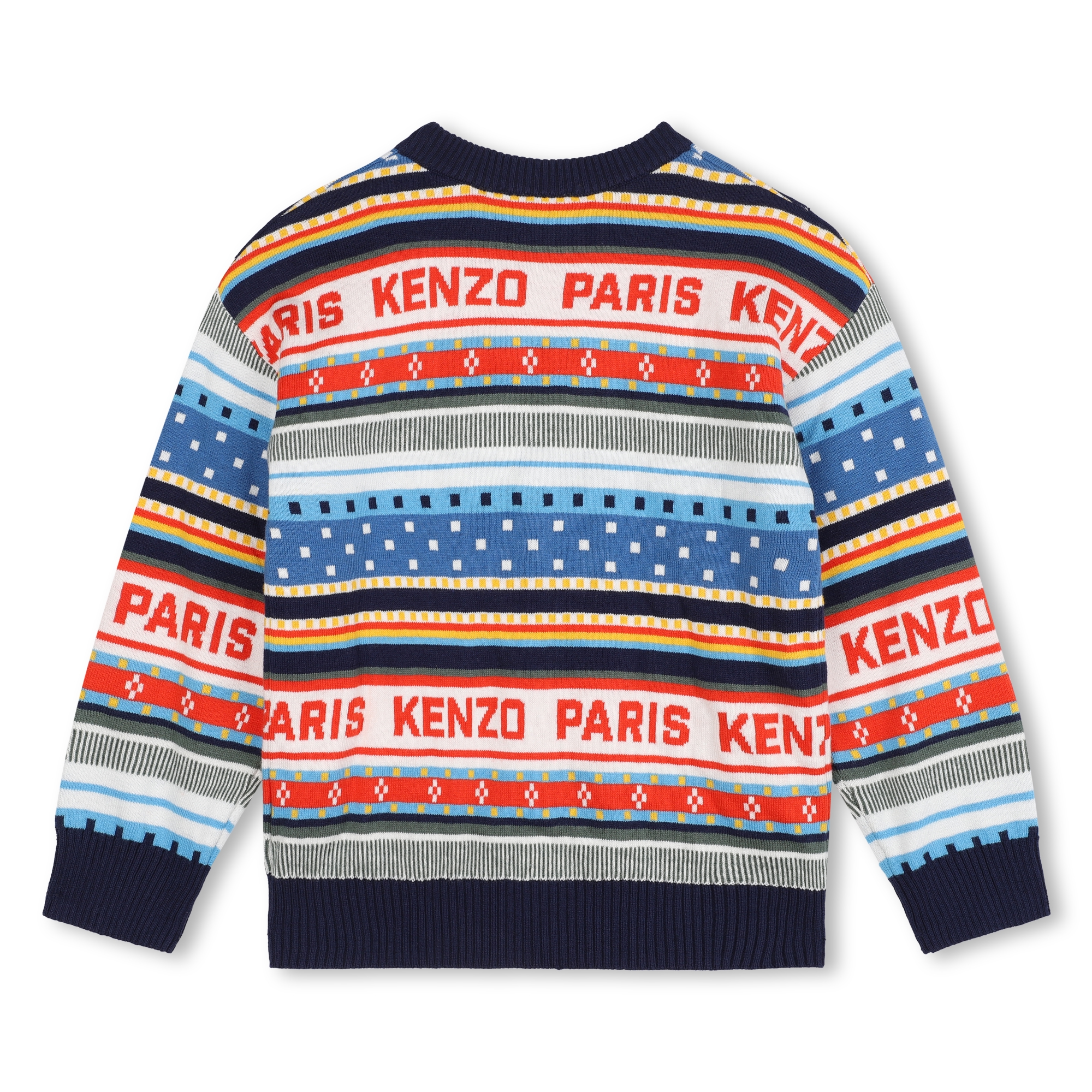 Jacquard trui van tricot KENZO KIDS Voor