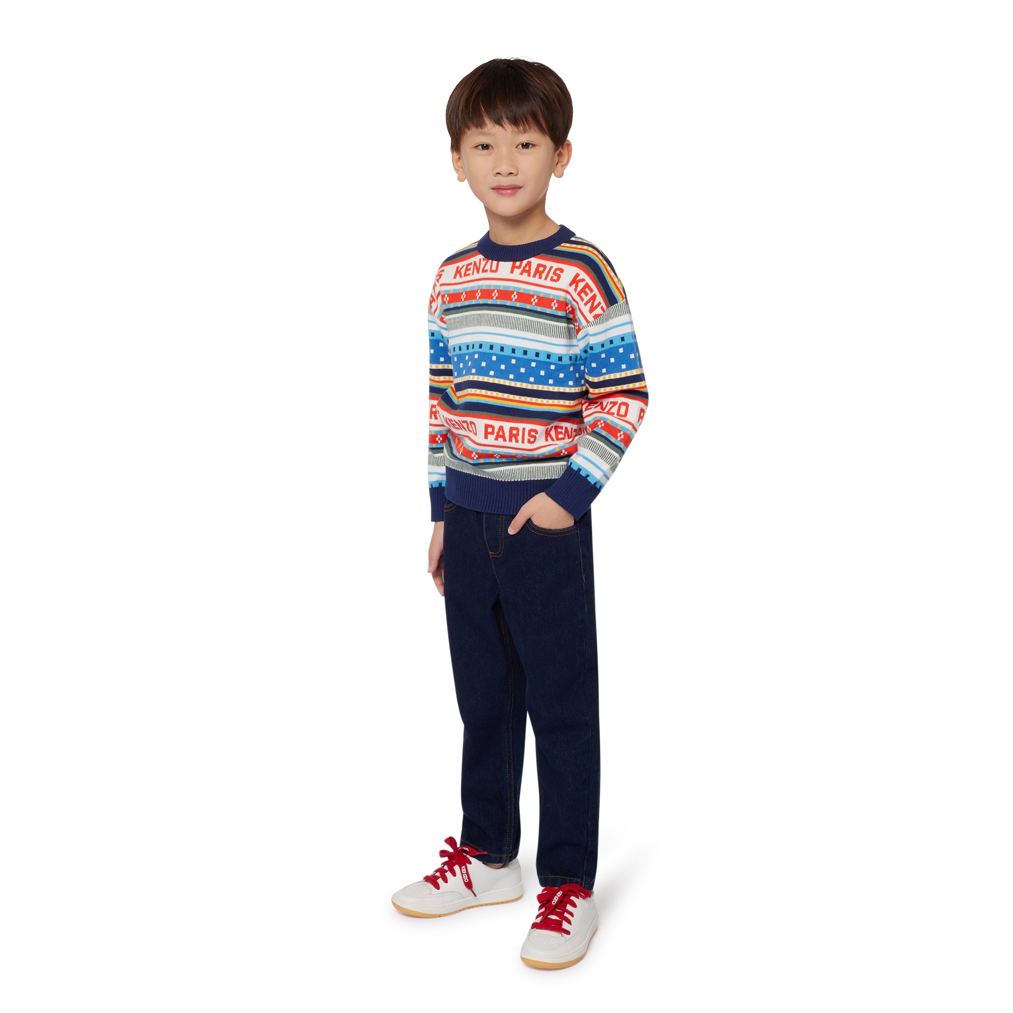 Jacquard knitted jumper KENZO KIDS for BOY