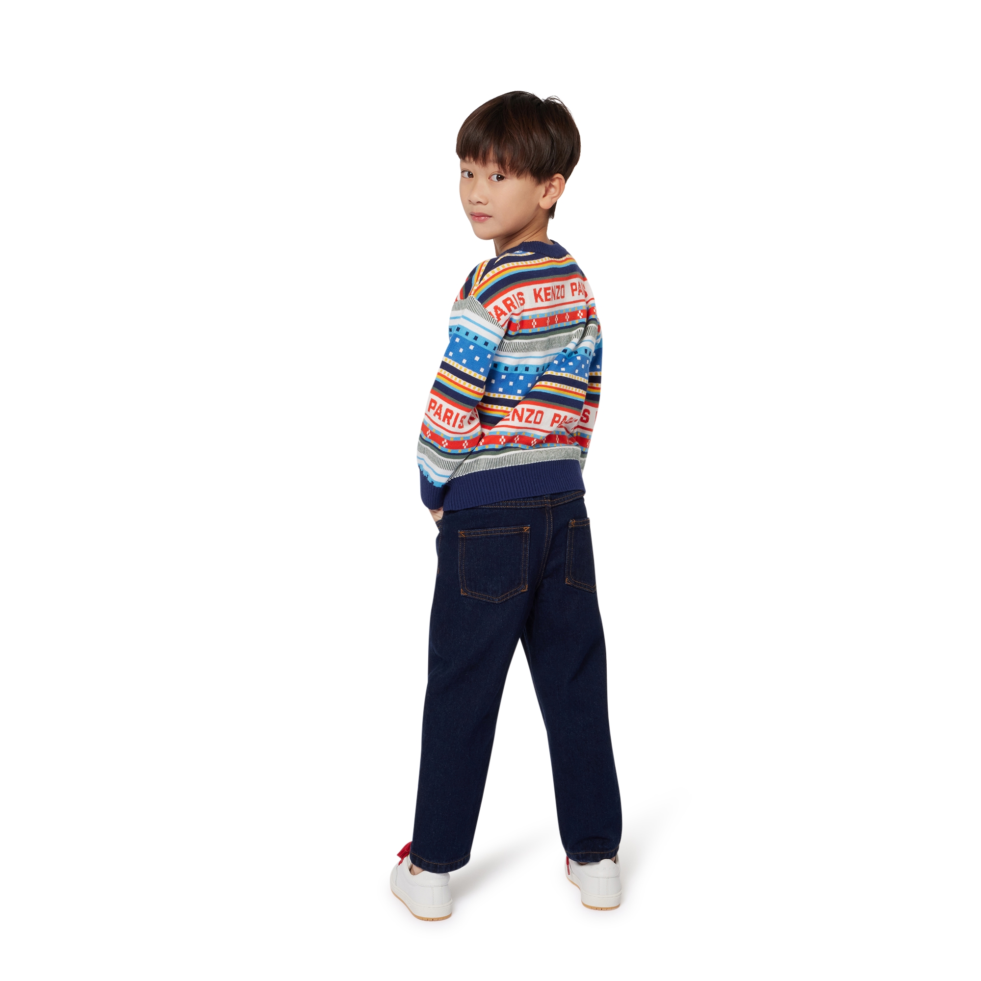 Jacquard knitted jumper KENZO KIDS for BOY