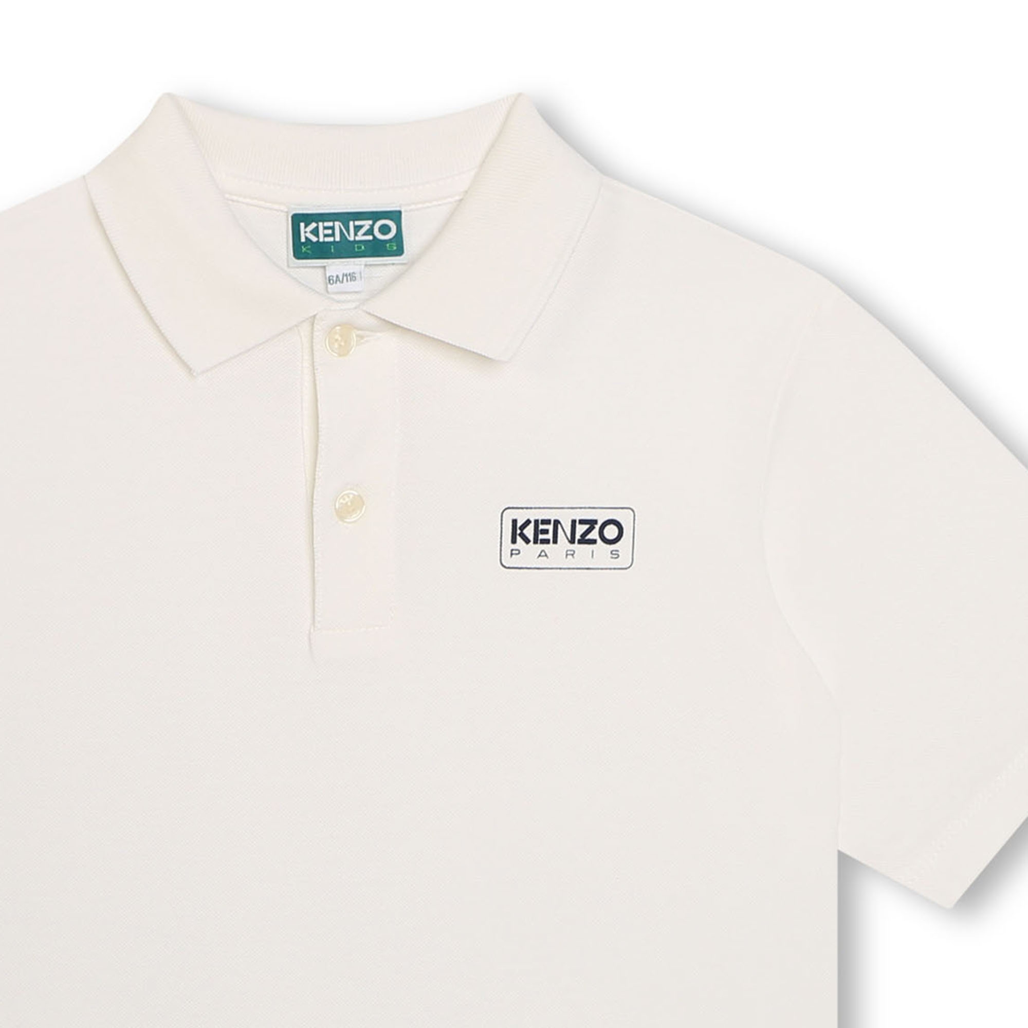 Piqué knit polo shirt KENZO KIDS for BOY