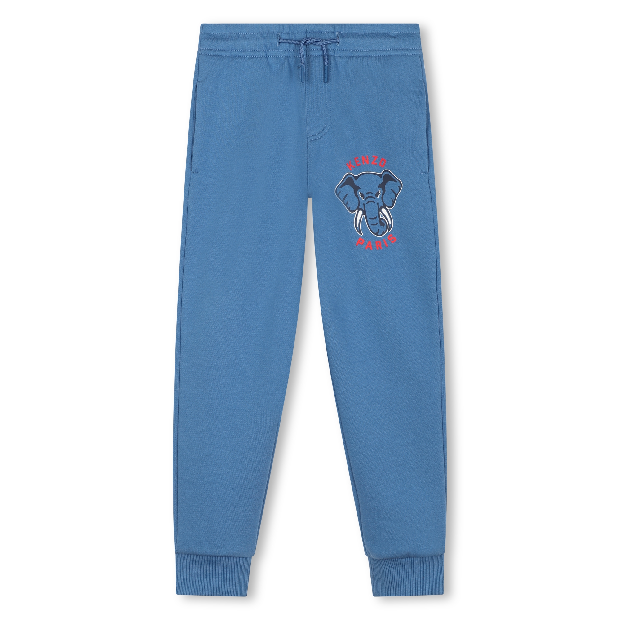 KENZO KIDS Pantaloni da jogging felpati ragazzo blu Kids around