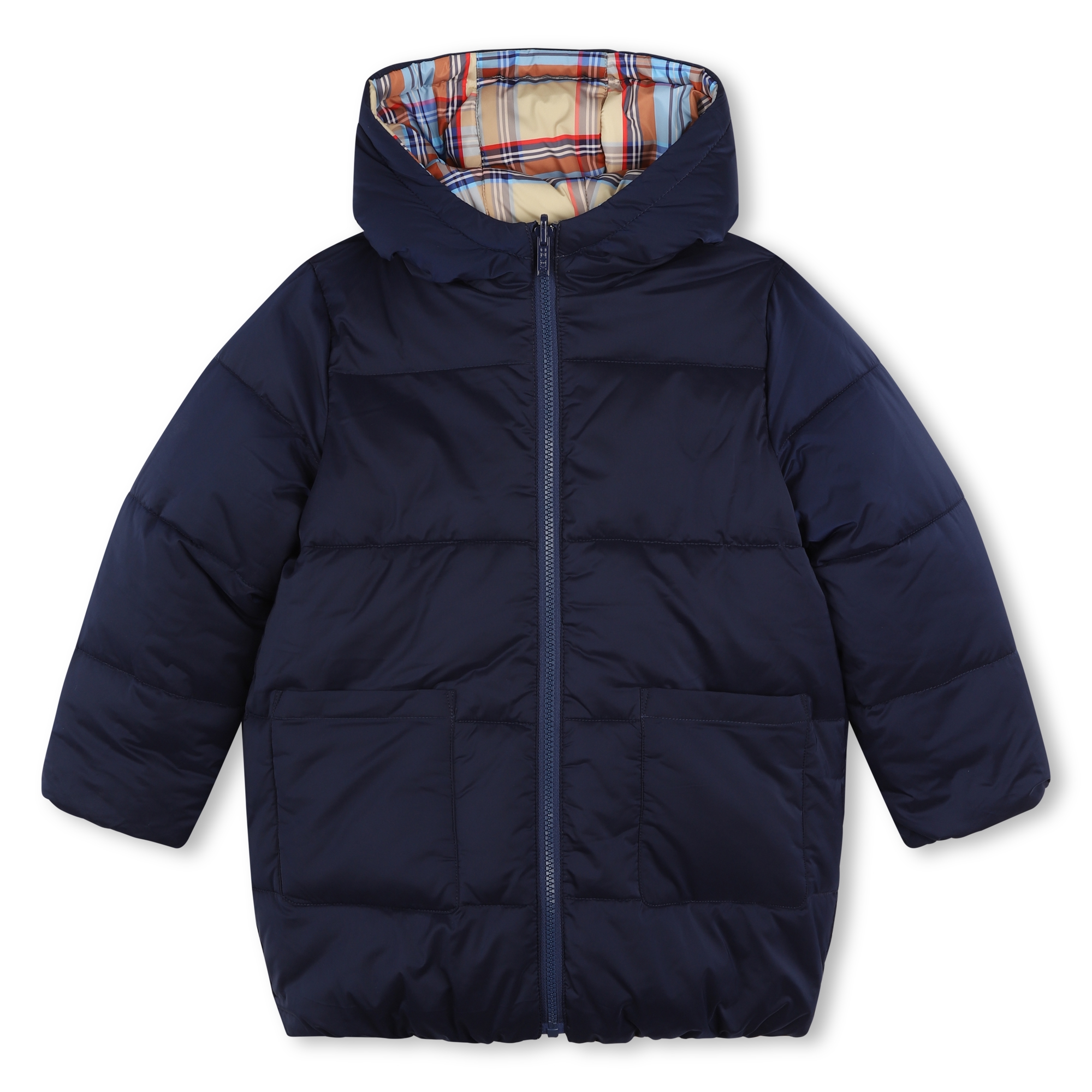 Reversible puffer jacket KENZO KIDS for UNISEX