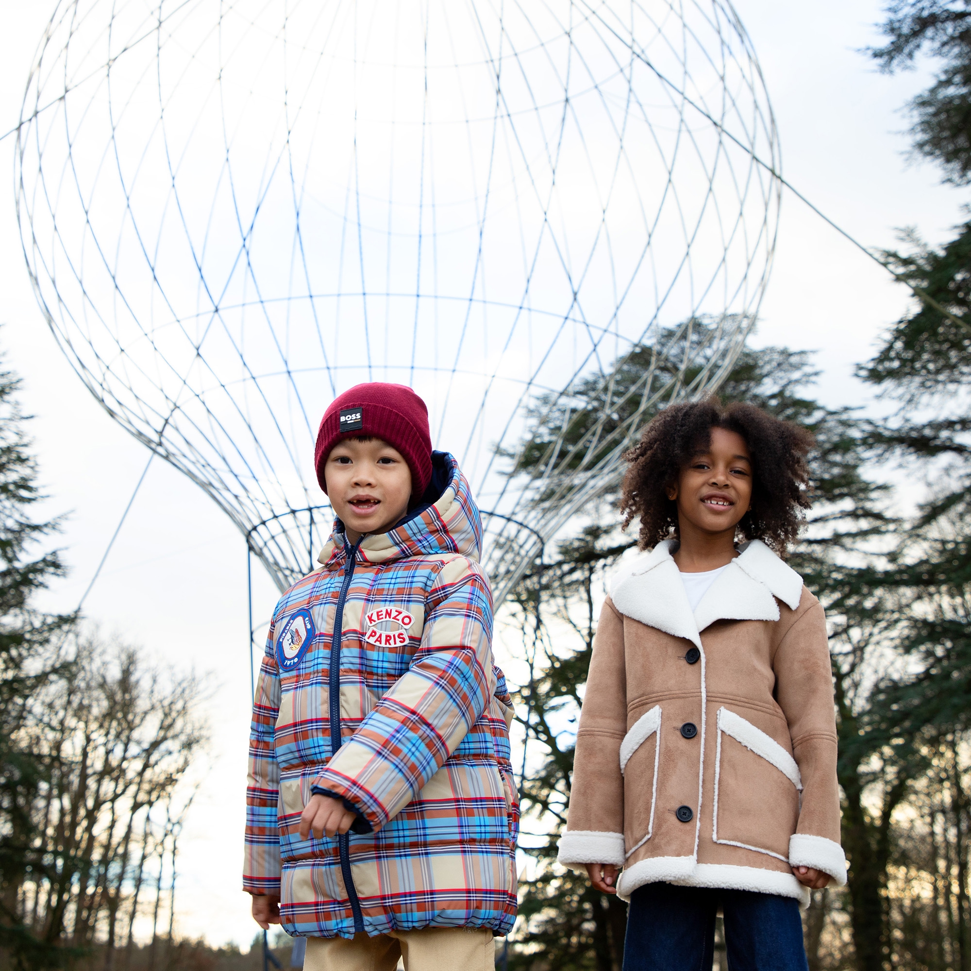 Wasserabweisende Wendejacke KENZO KIDS Für UNISEX