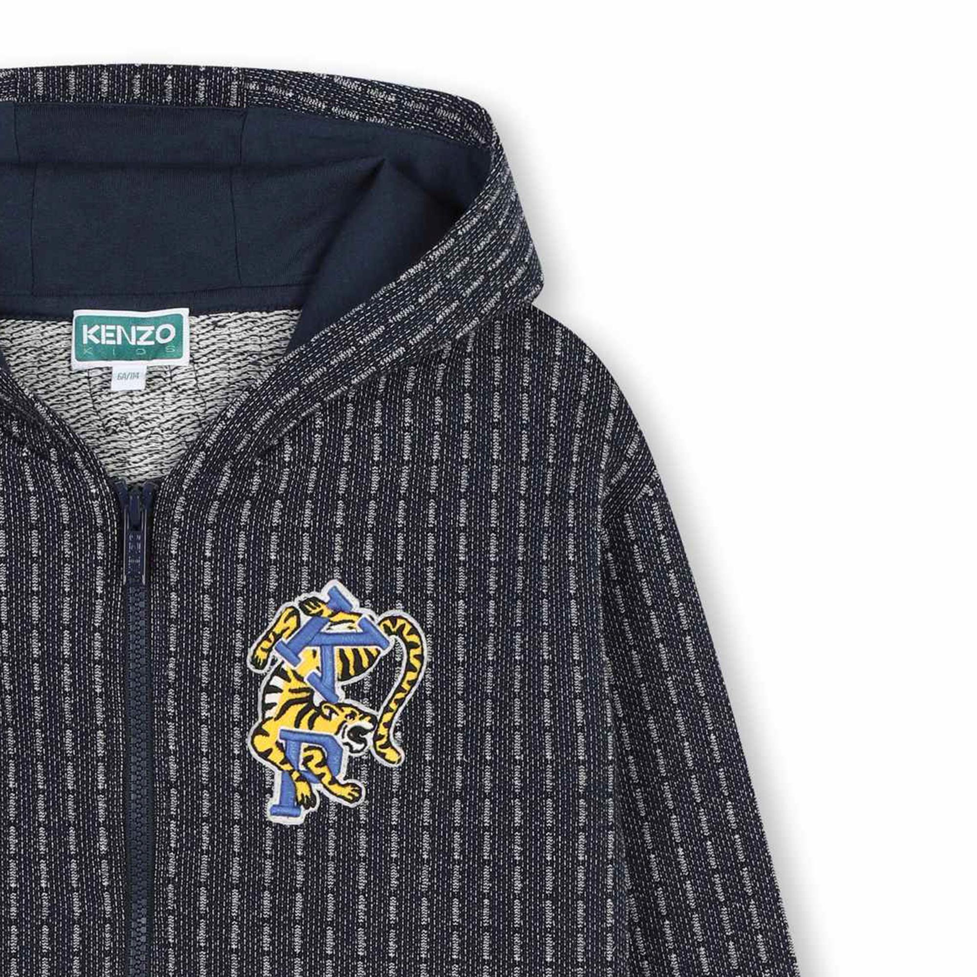 Cardigan da jogging felpato KENZO KIDS Per RAGAZZO