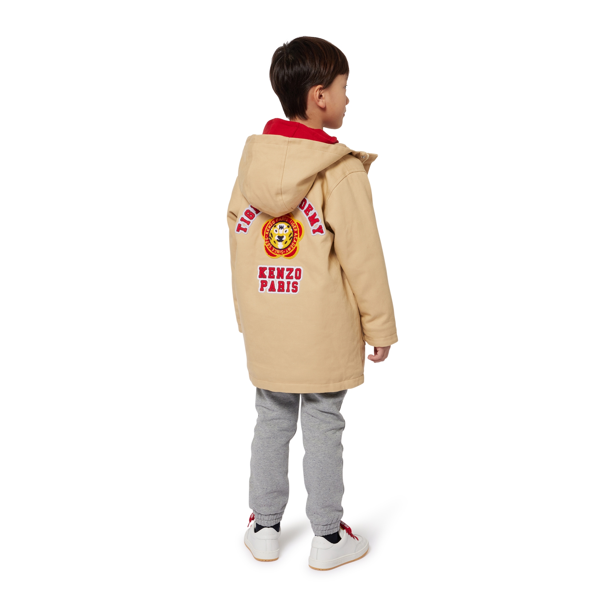 Parka à capuche KENZO KIDS pour GARCON