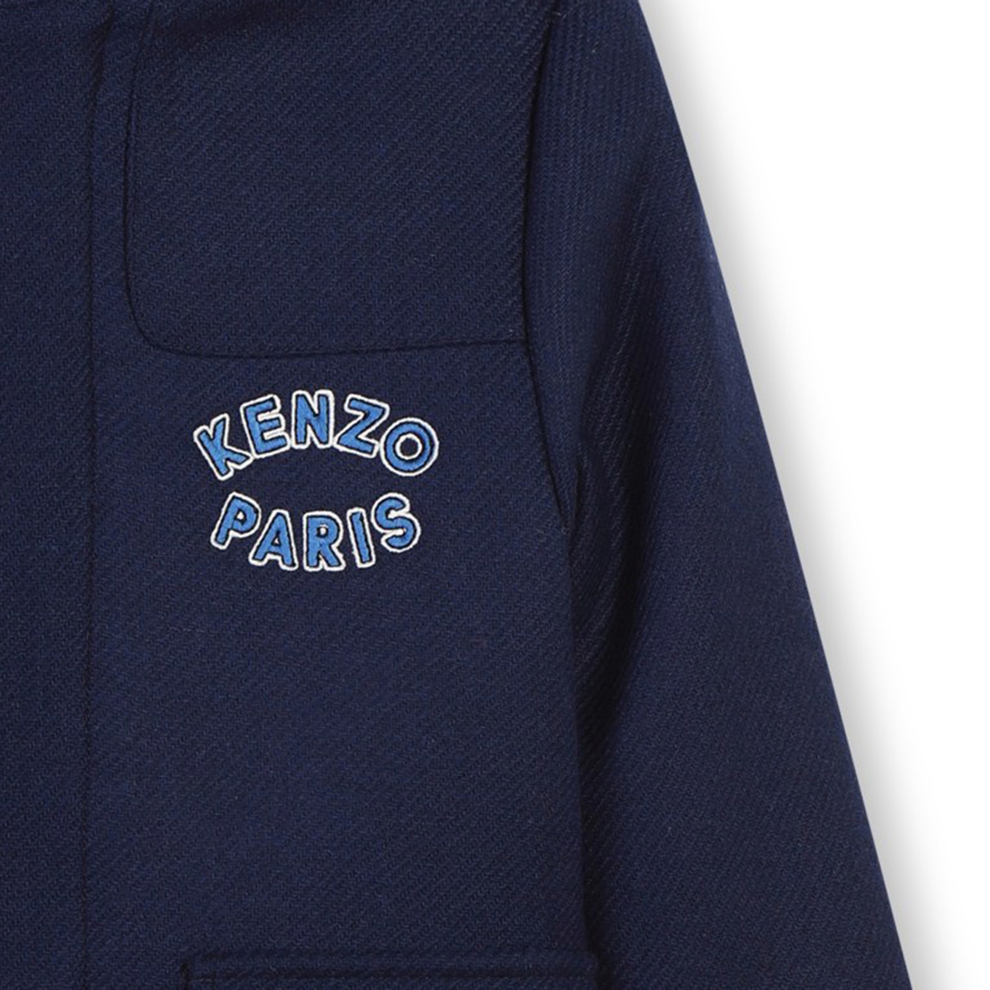 Woollen coat KENZO KIDS for BOY