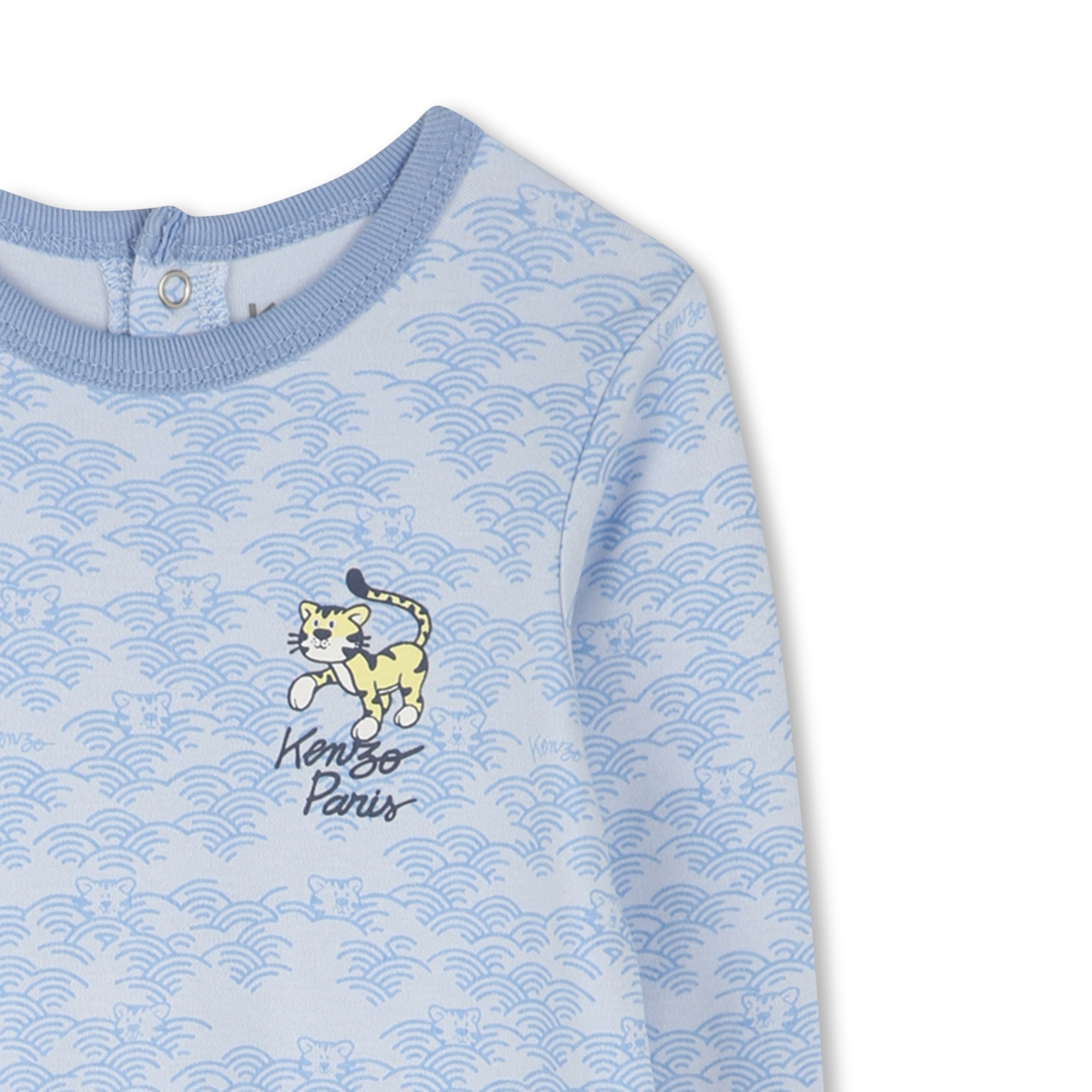 Pyjama pressionné en coton KENZO KIDS pour GARCON