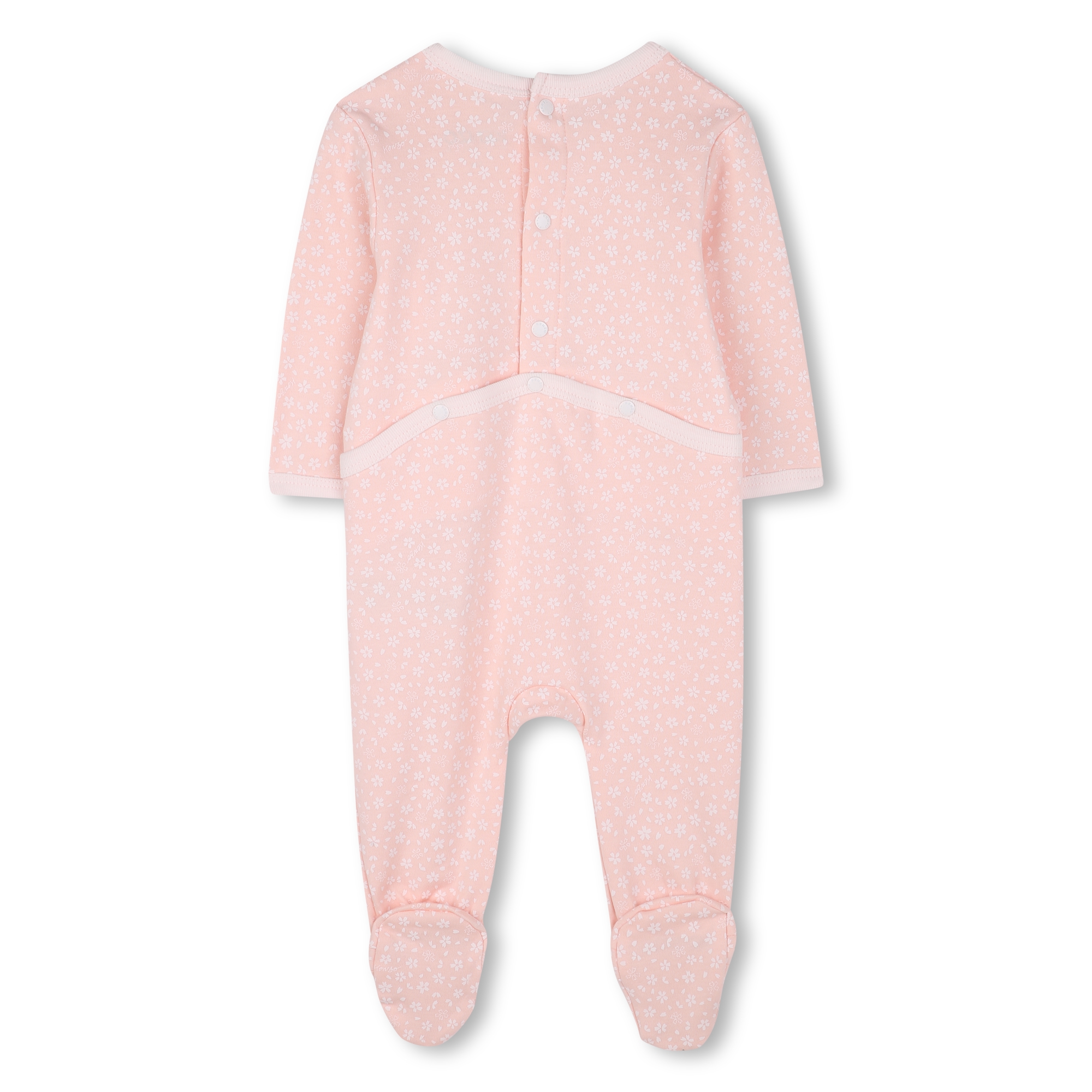 Pyjama pressionné en coton KENZO KIDS pour FILLE