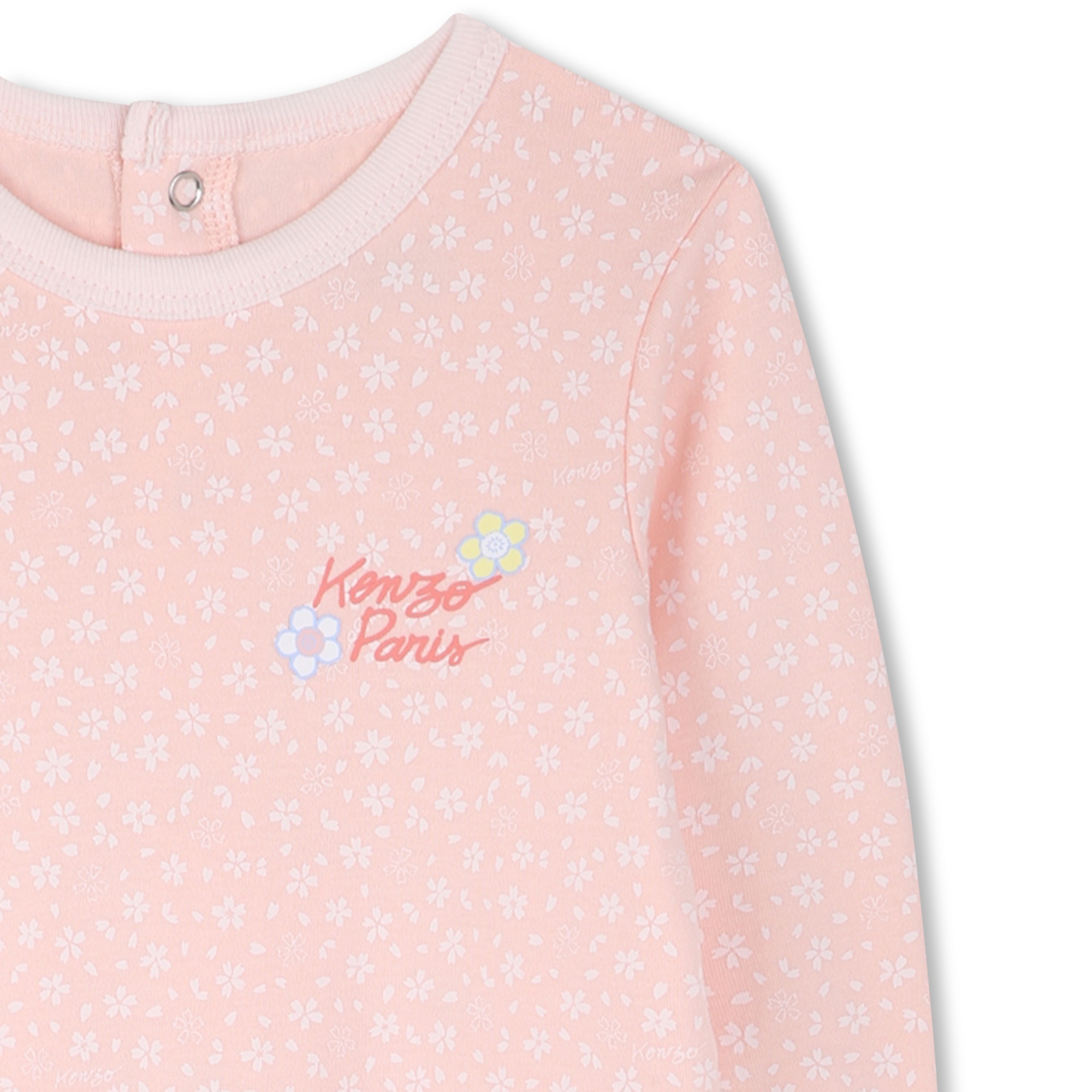 Pyjama pressionné en coton KENZO KIDS pour FILLE