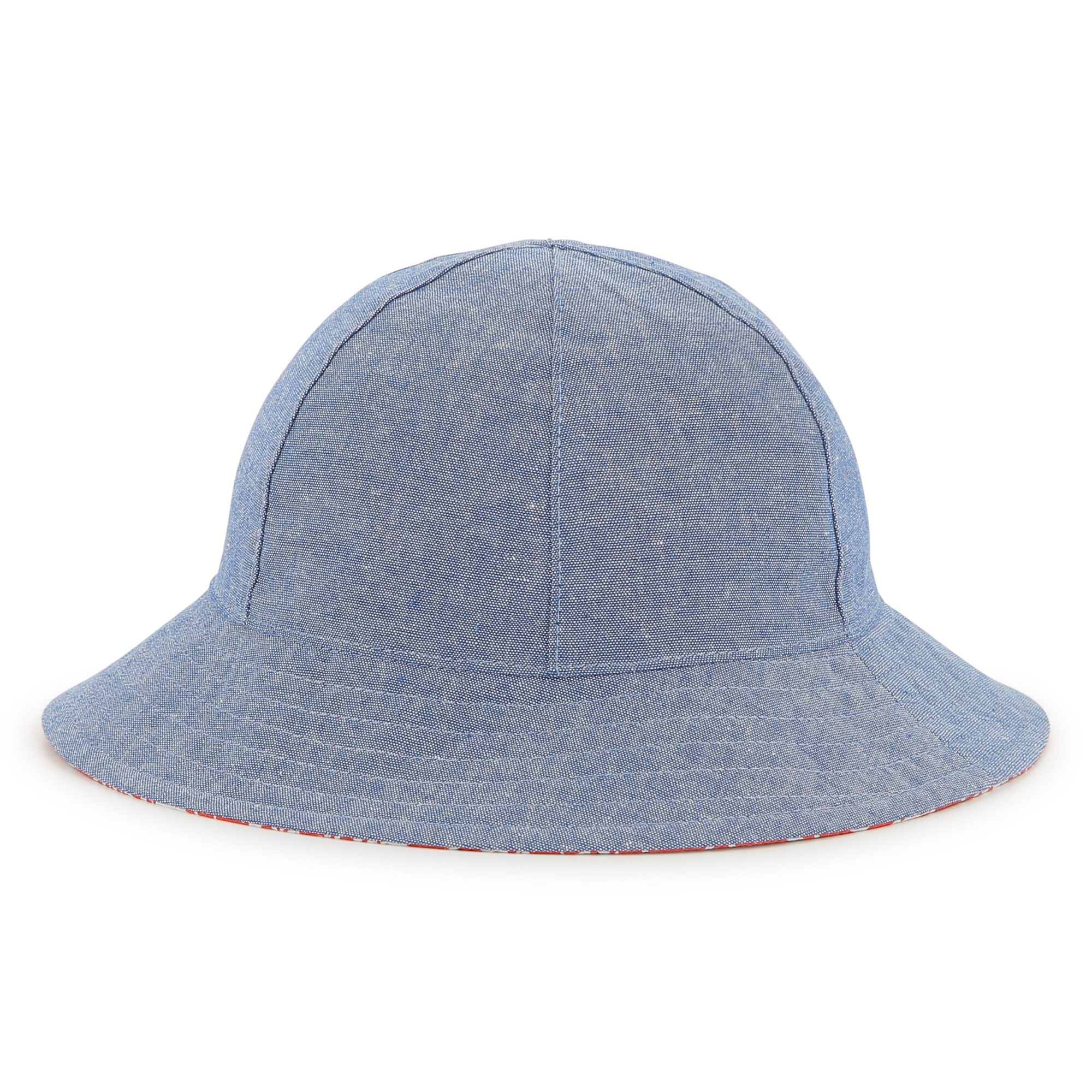 Reversible cotton bucket hat KENZO KIDS for UNISEX