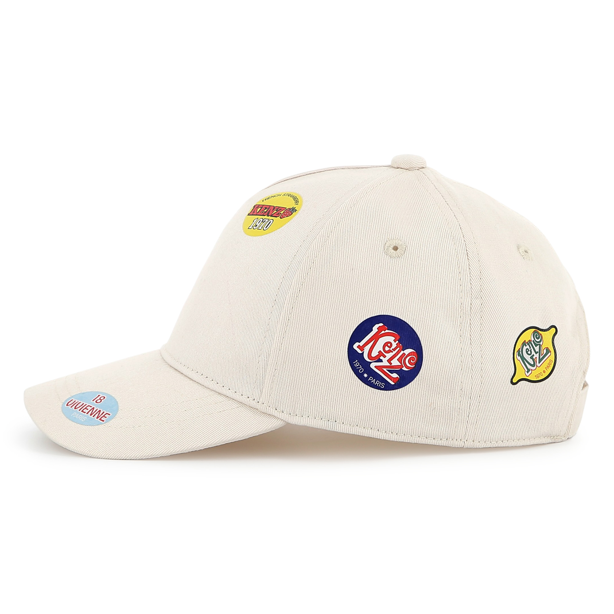 Casquette imprimée en coton KENZO KIDS pour UNISEXE