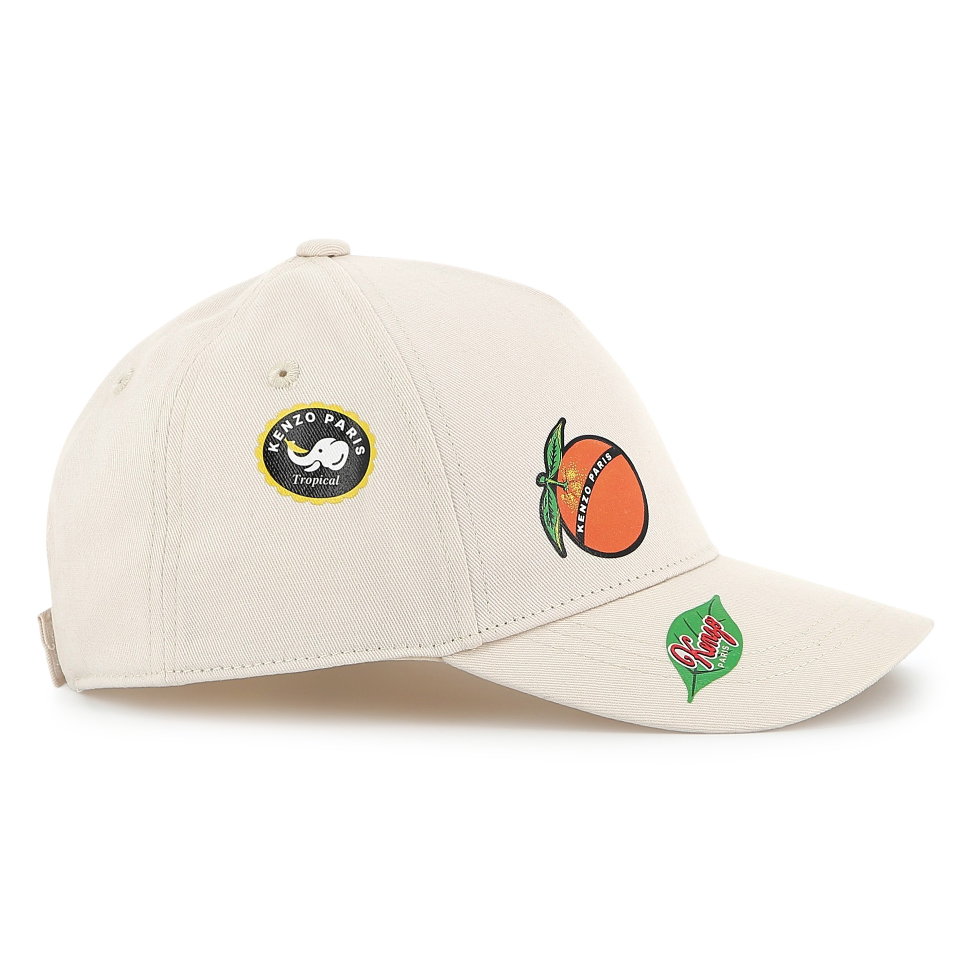 Printed cotton baseball cap KENZO KIDS for UNISEX