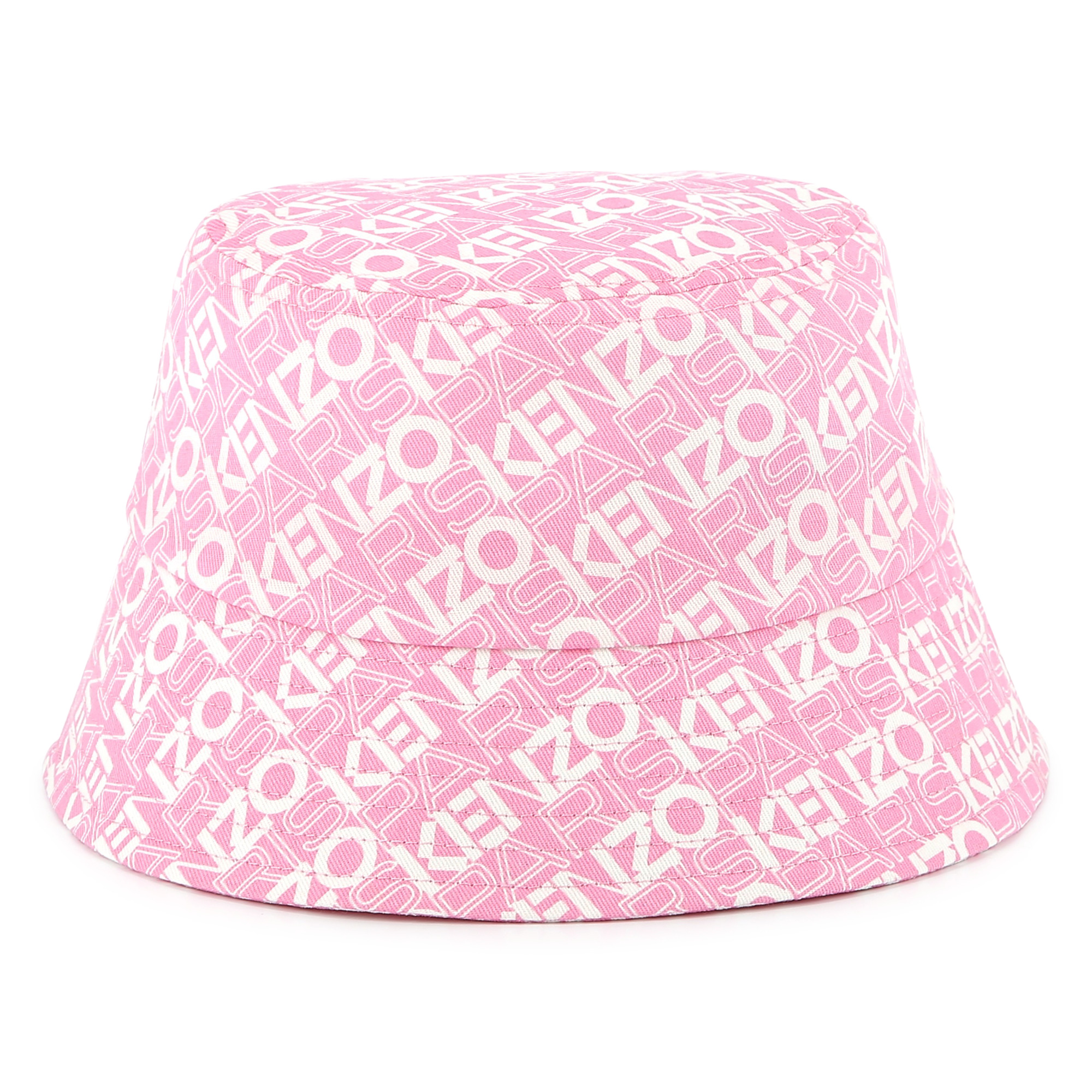 Printed cotton bucket hat KENZO KIDS for UNISEX