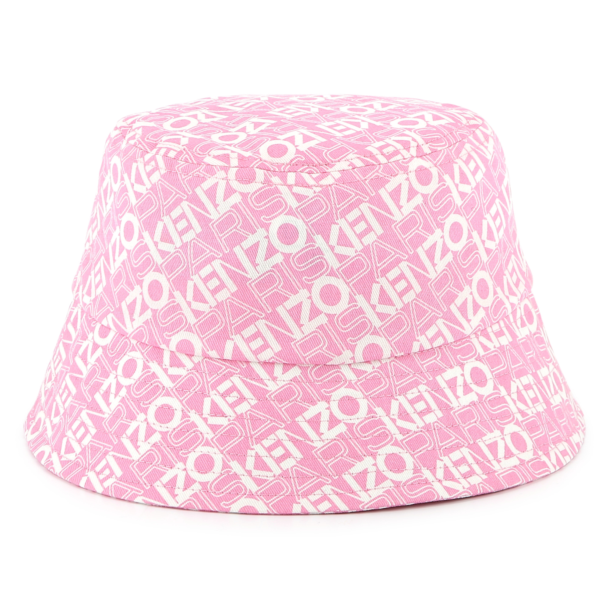 Printed cotton bucket hat KENZO KIDS for UNISEX