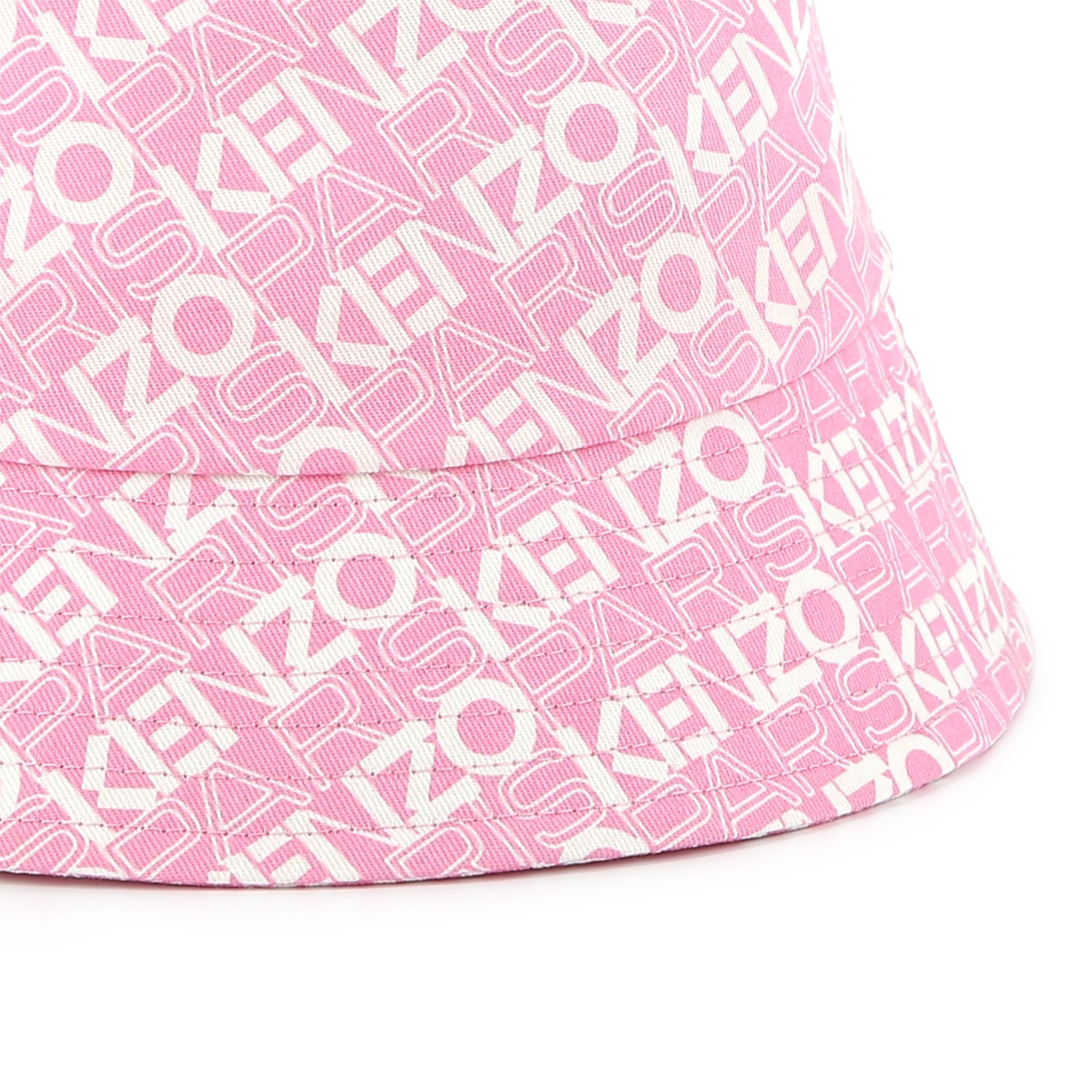 Printed cotton bucket hat KENZO KIDS for UNISEX