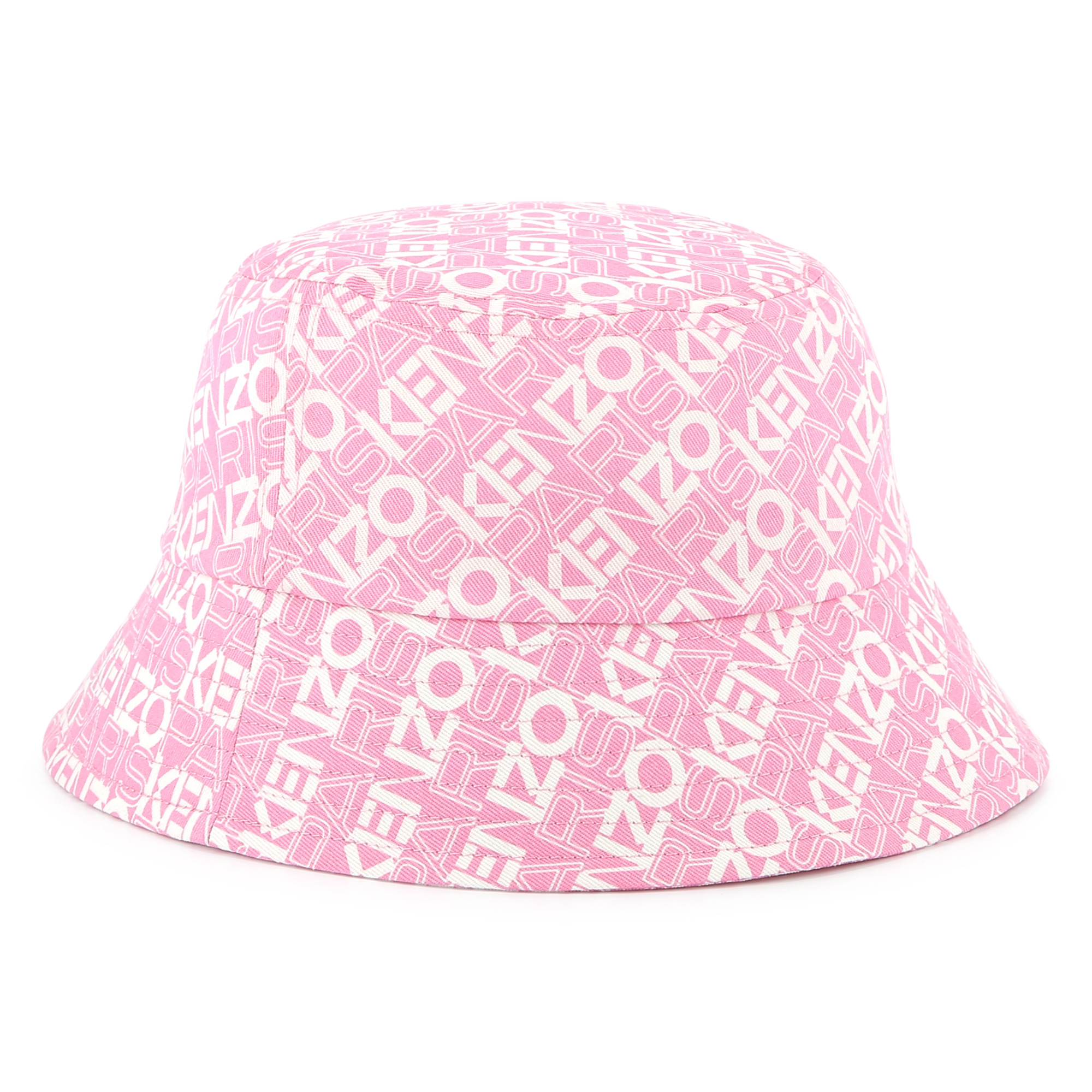 Printed cotton bucket hat KENZO KIDS for UNISEX