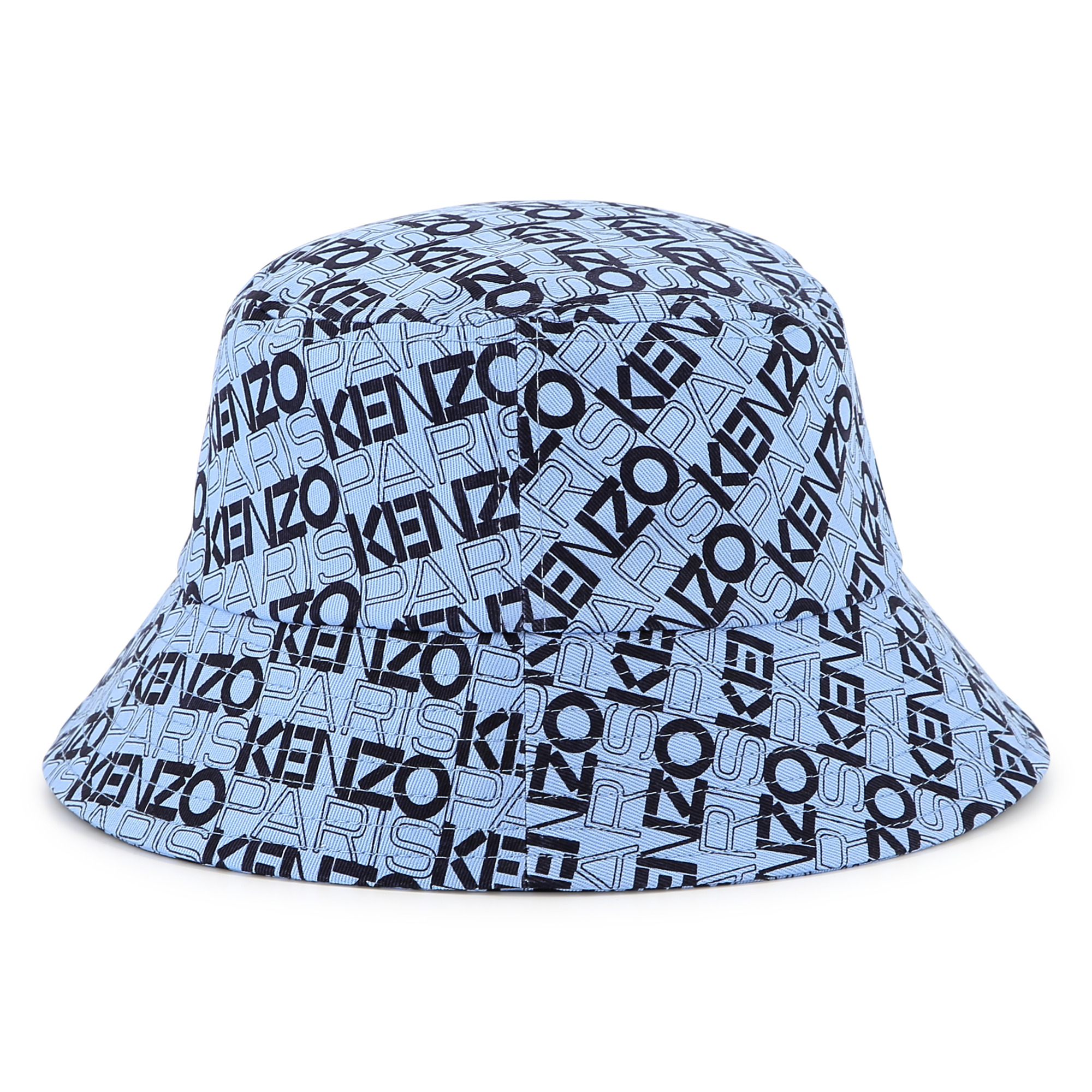 Printed cotton bucket hat KENZO KIDS for UNISEX