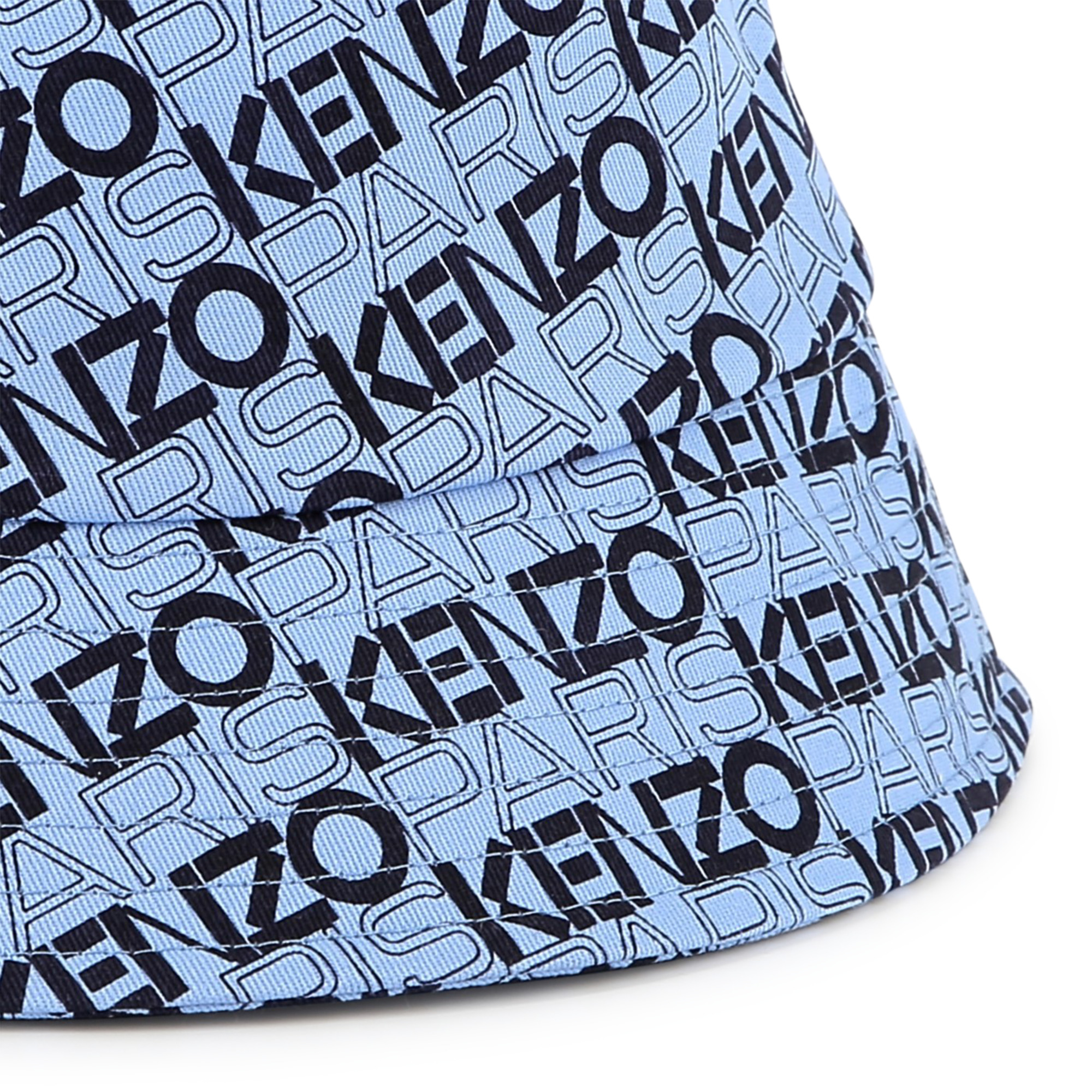 Printed cotton bucket hat KENZO KIDS for UNISEX