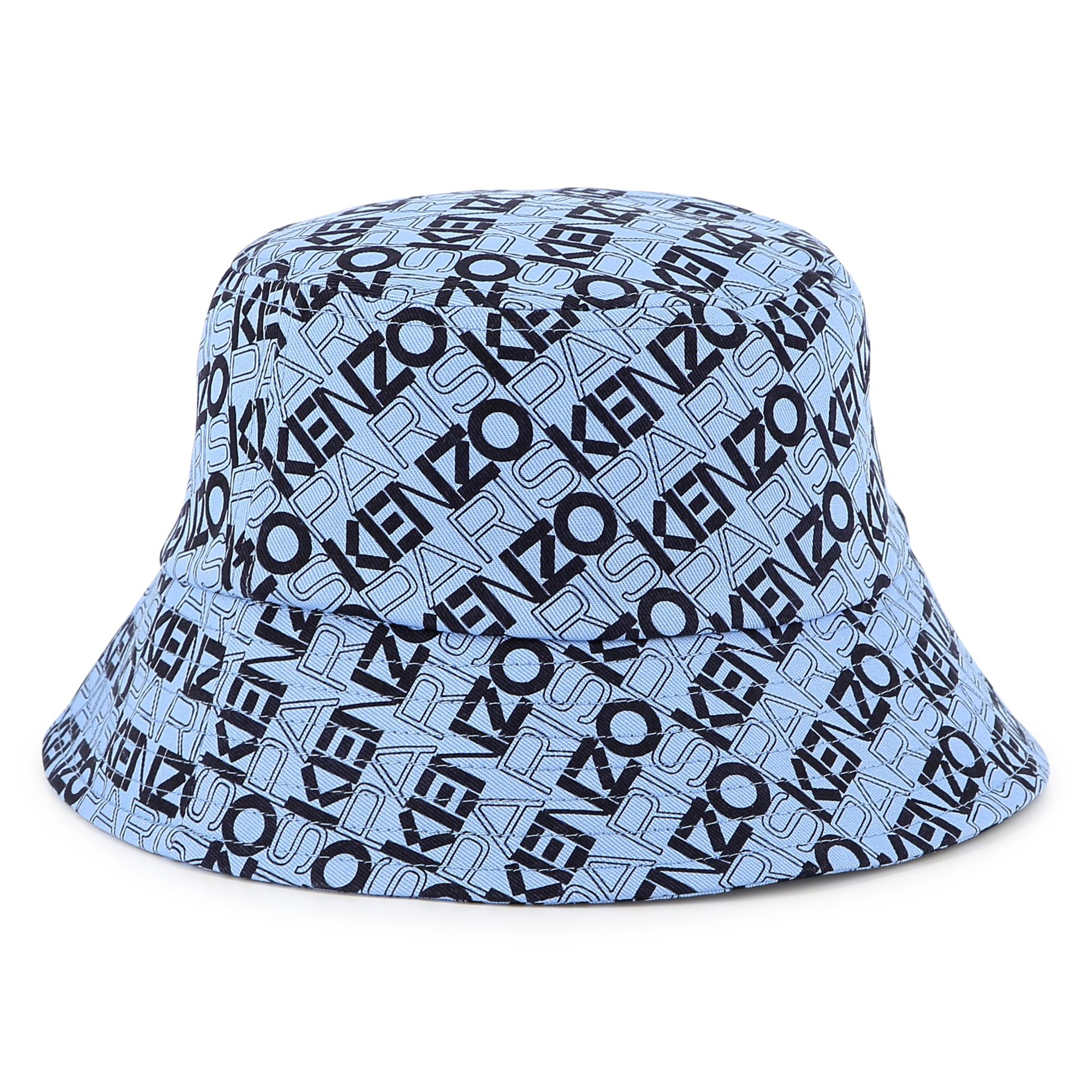 Printed cotton bucket hat KENZO KIDS for UNISEX