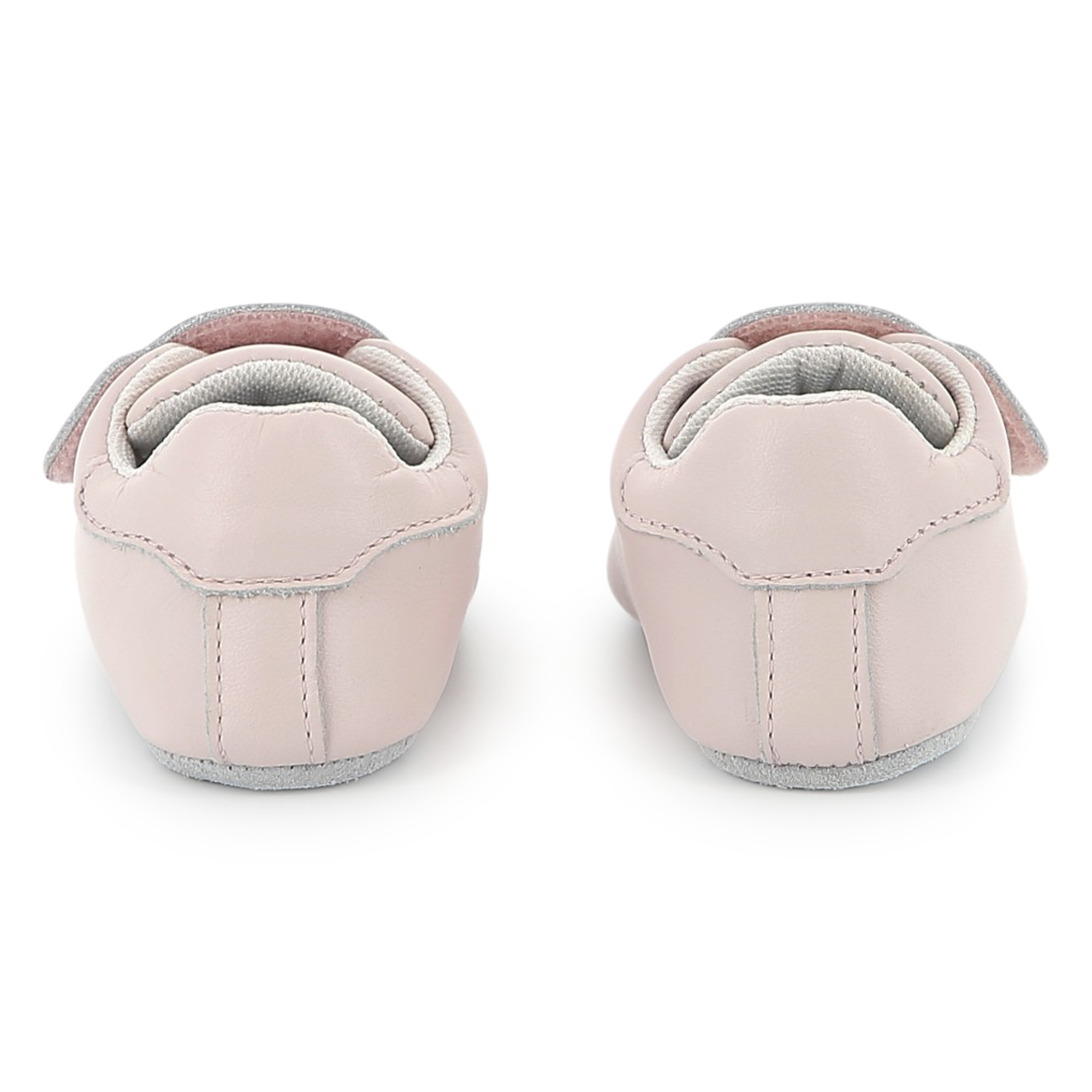 Leather hook-and-loop slippers KENZO KIDS for UNISEX