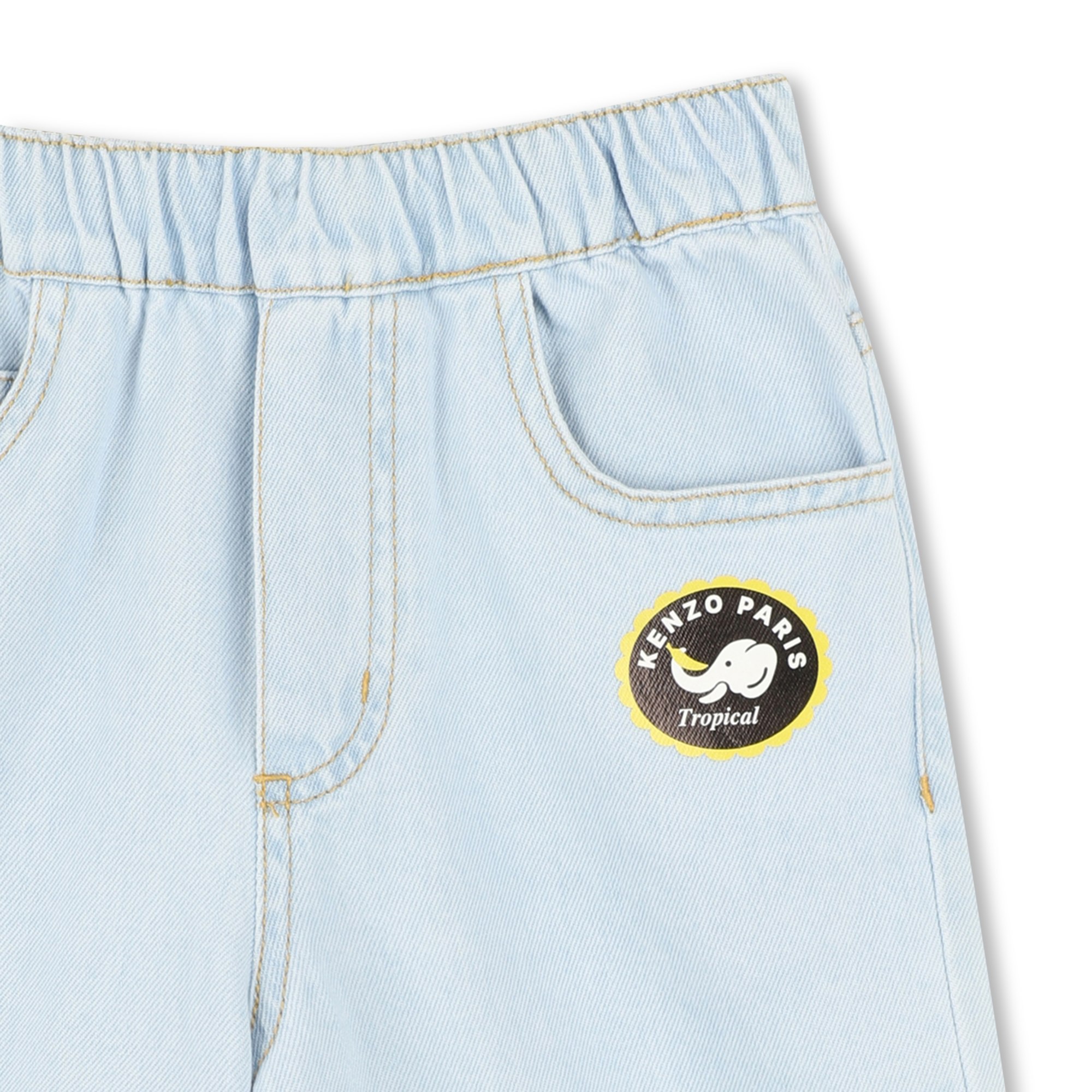 Denim Bermuda shorts KENZO KIDS for BOY