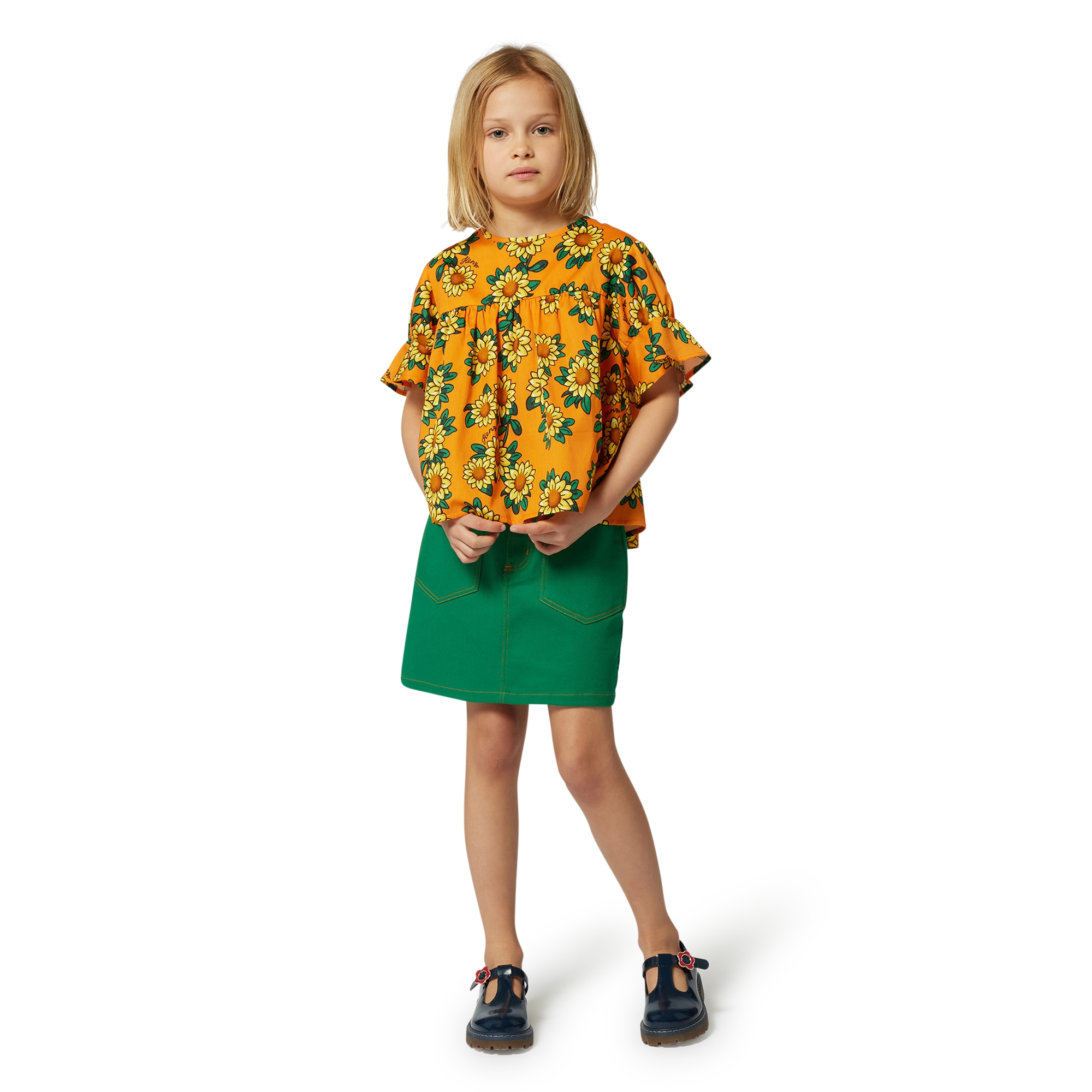 Trapeziumjurk met zakken KENZO KIDS Voor