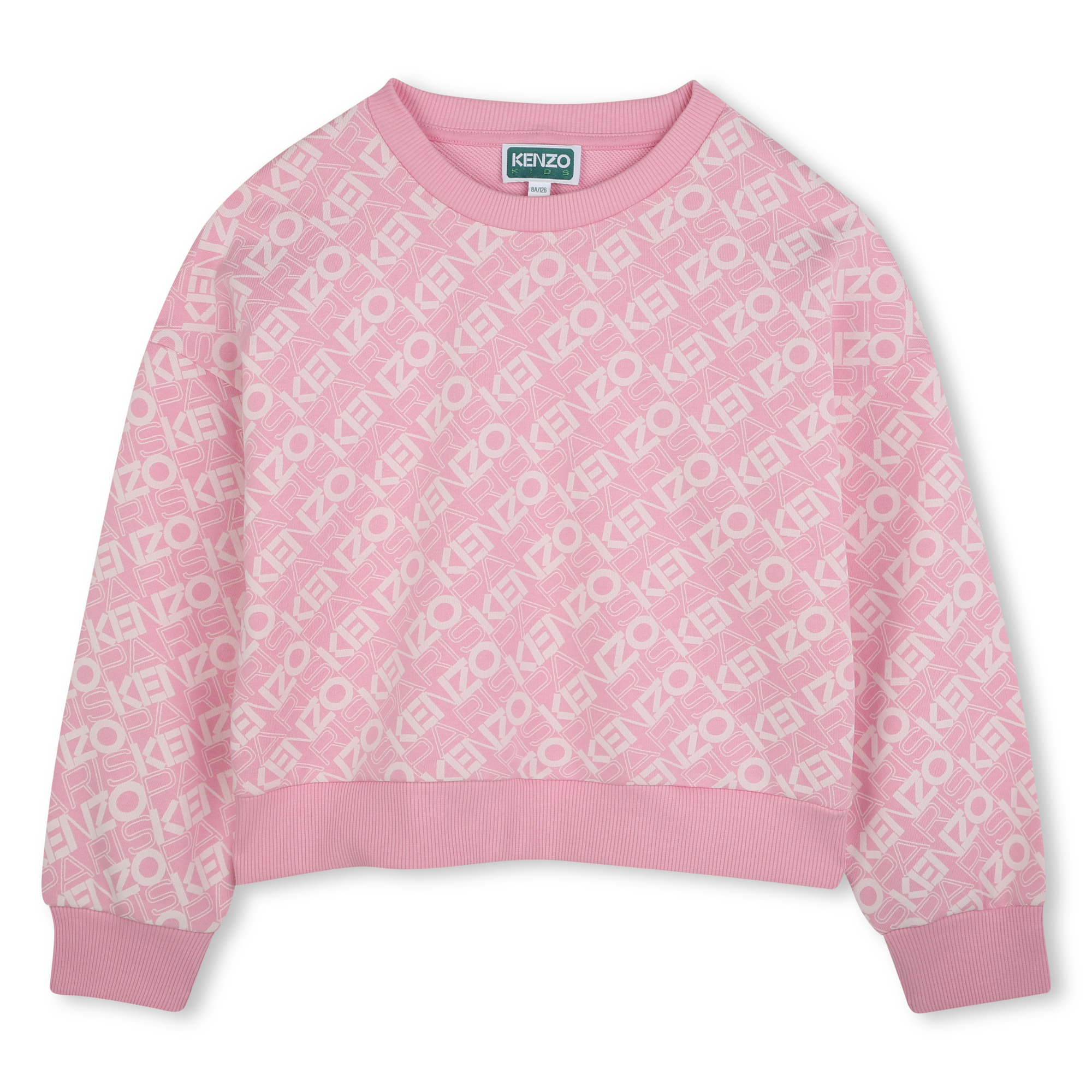 Cotton fleece sweatshirt KENZO KIDS for GIRL