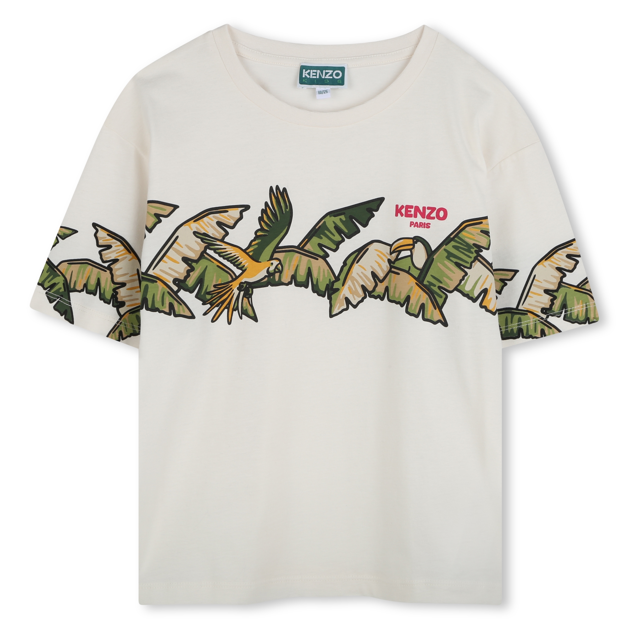 Katoenen T-shirt korte mouw KENZO KIDS Voor