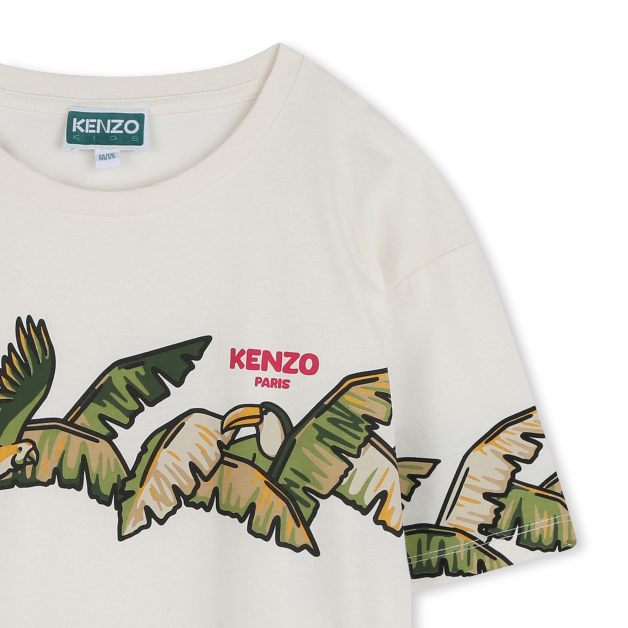 Katoenen T-shirt korte mouw KENZO KIDS Voor