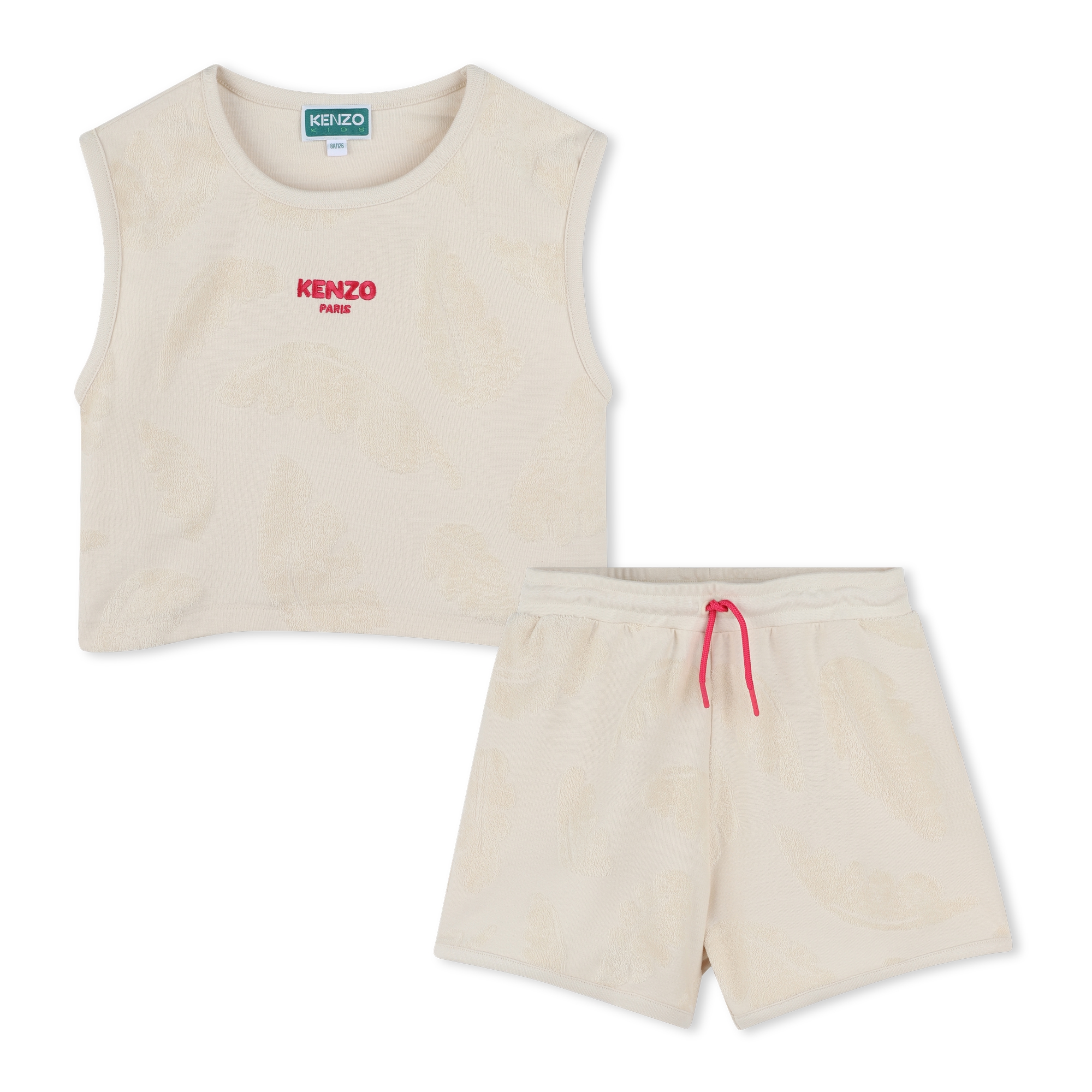 Terry cloth vest top & shorts KENZO KIDS for GIRL