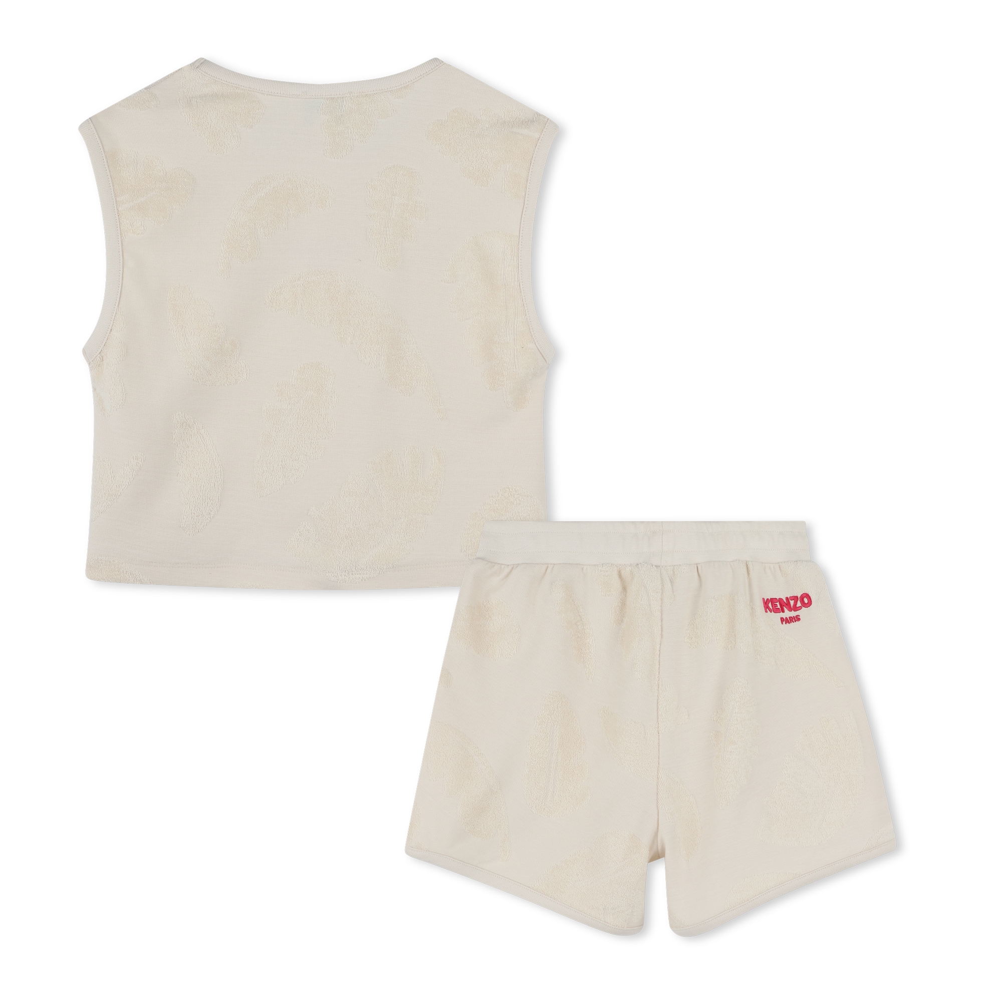 Croptop und Shorts aus Frottee KENZO KIDS Für MÄDCHEN