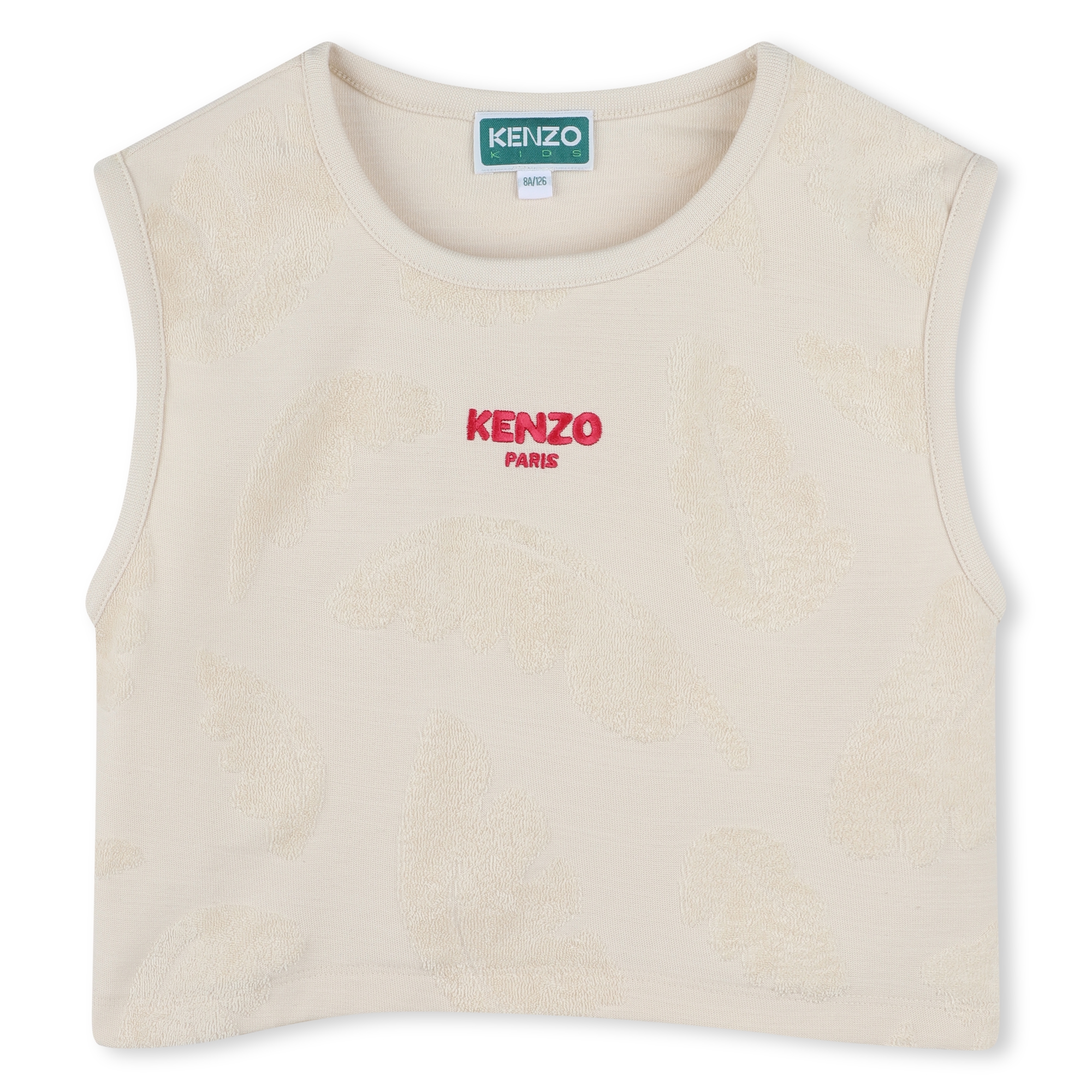 Croptop und Shorts aus Frottee KENZO KIDS Für MÄDCHEN