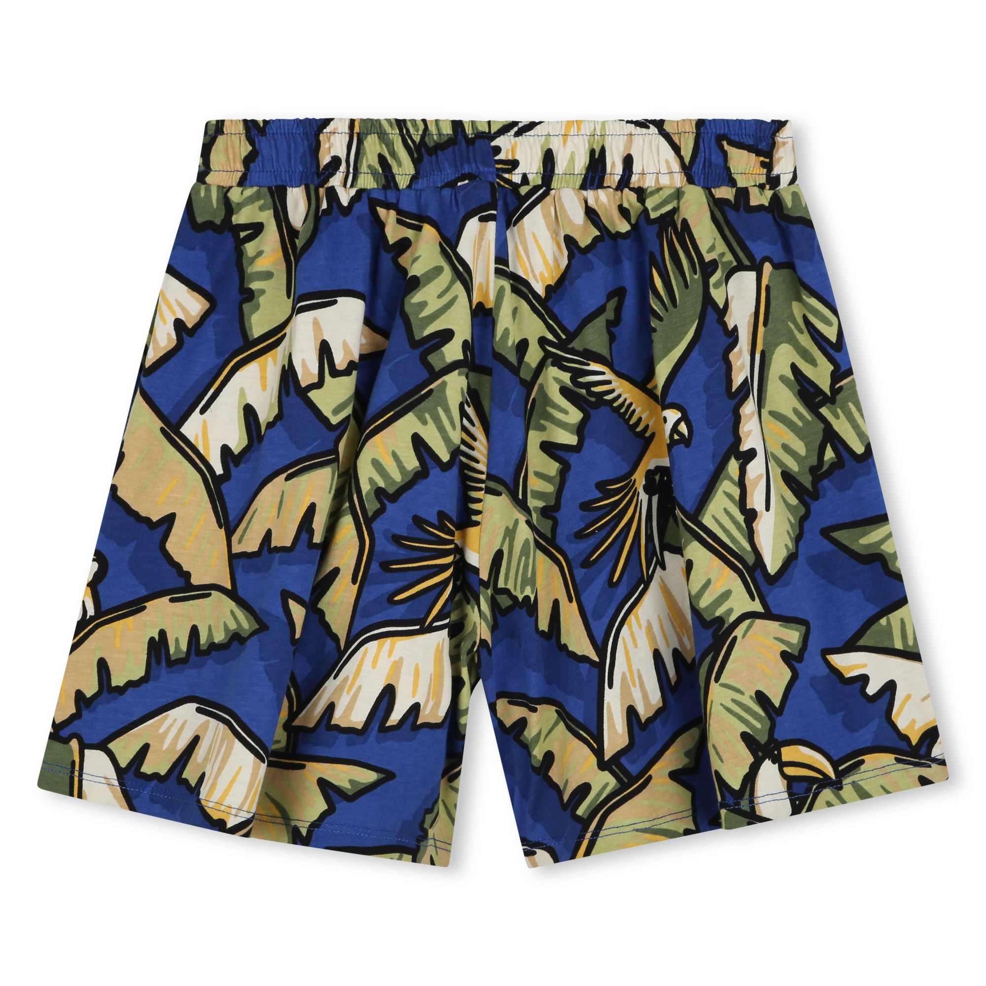 Katoenen short met print KENZO KIDS Voor