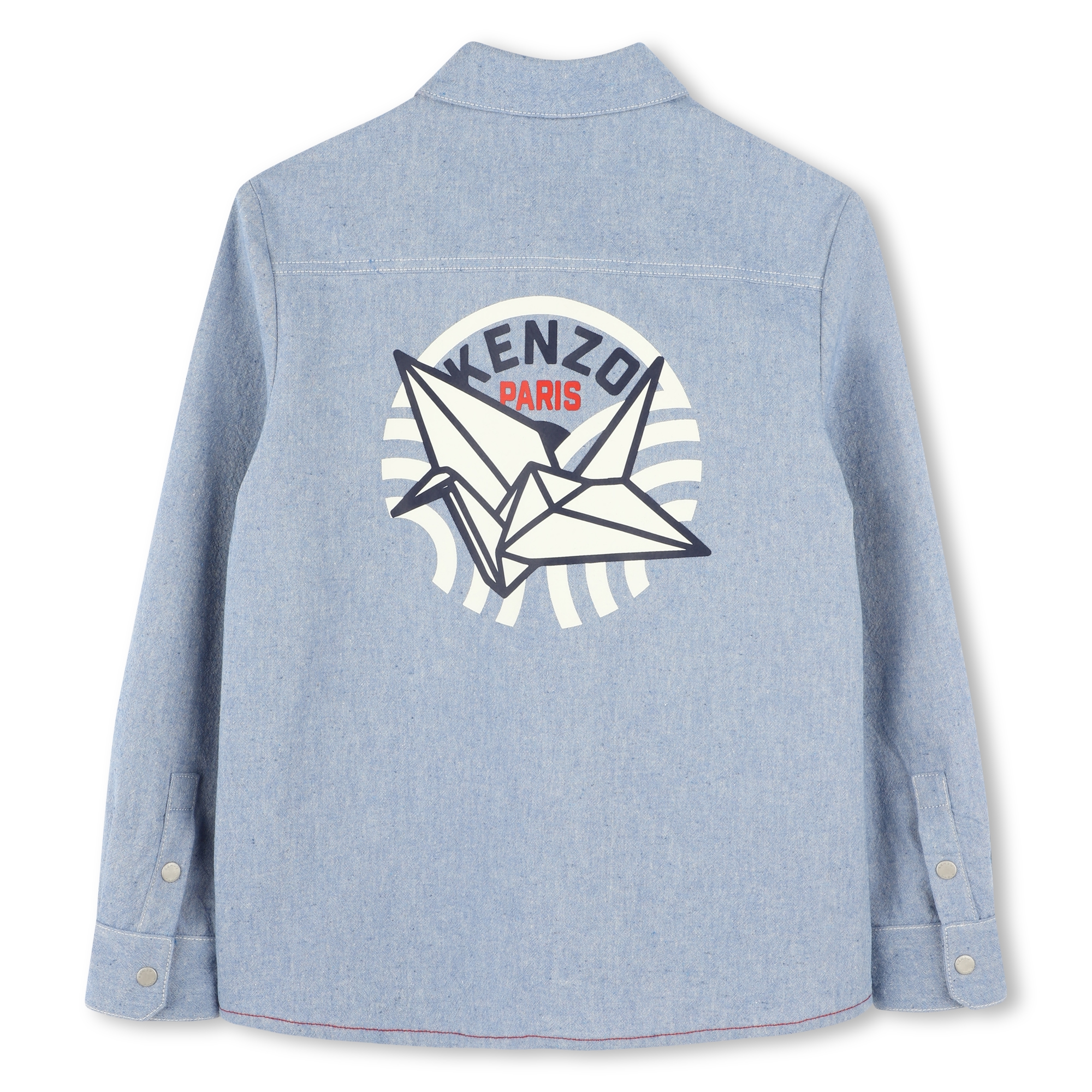 Chemise manches longues coton KENZO KIDS pour GARCON