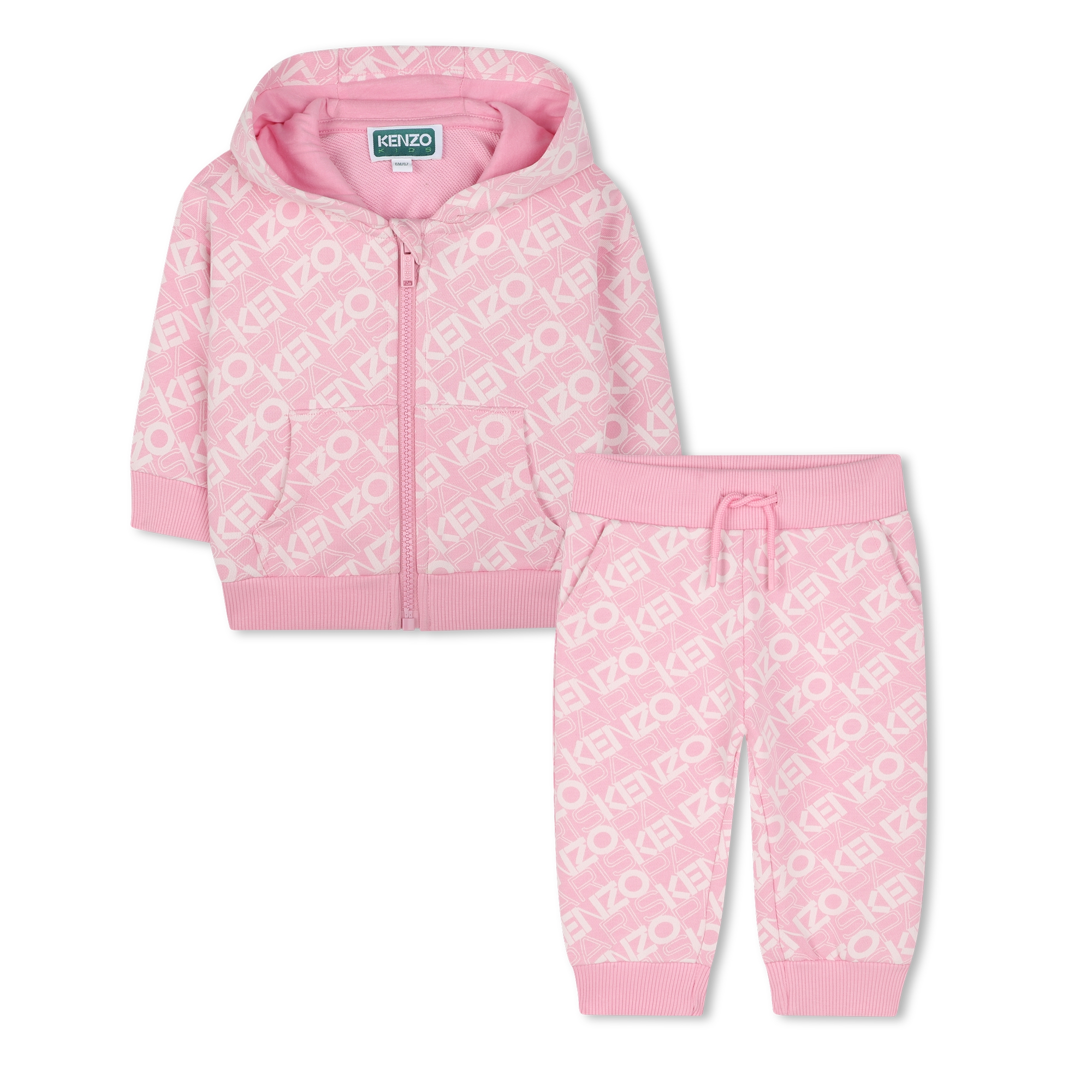 Fleece cardigan and trousers KENZO KIDS for GIRL