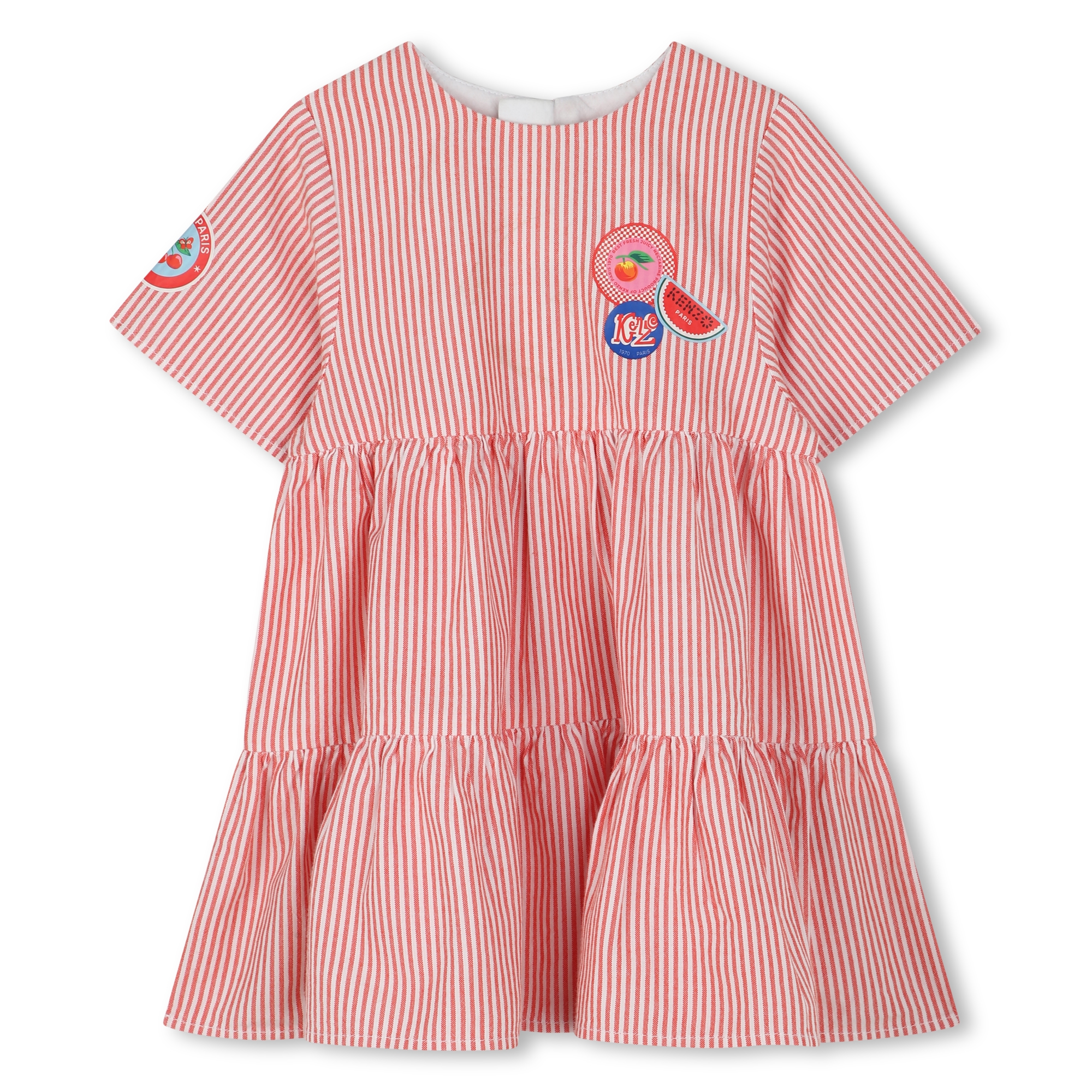 Robe zippée en coton KENZO KIDS pour FILLE