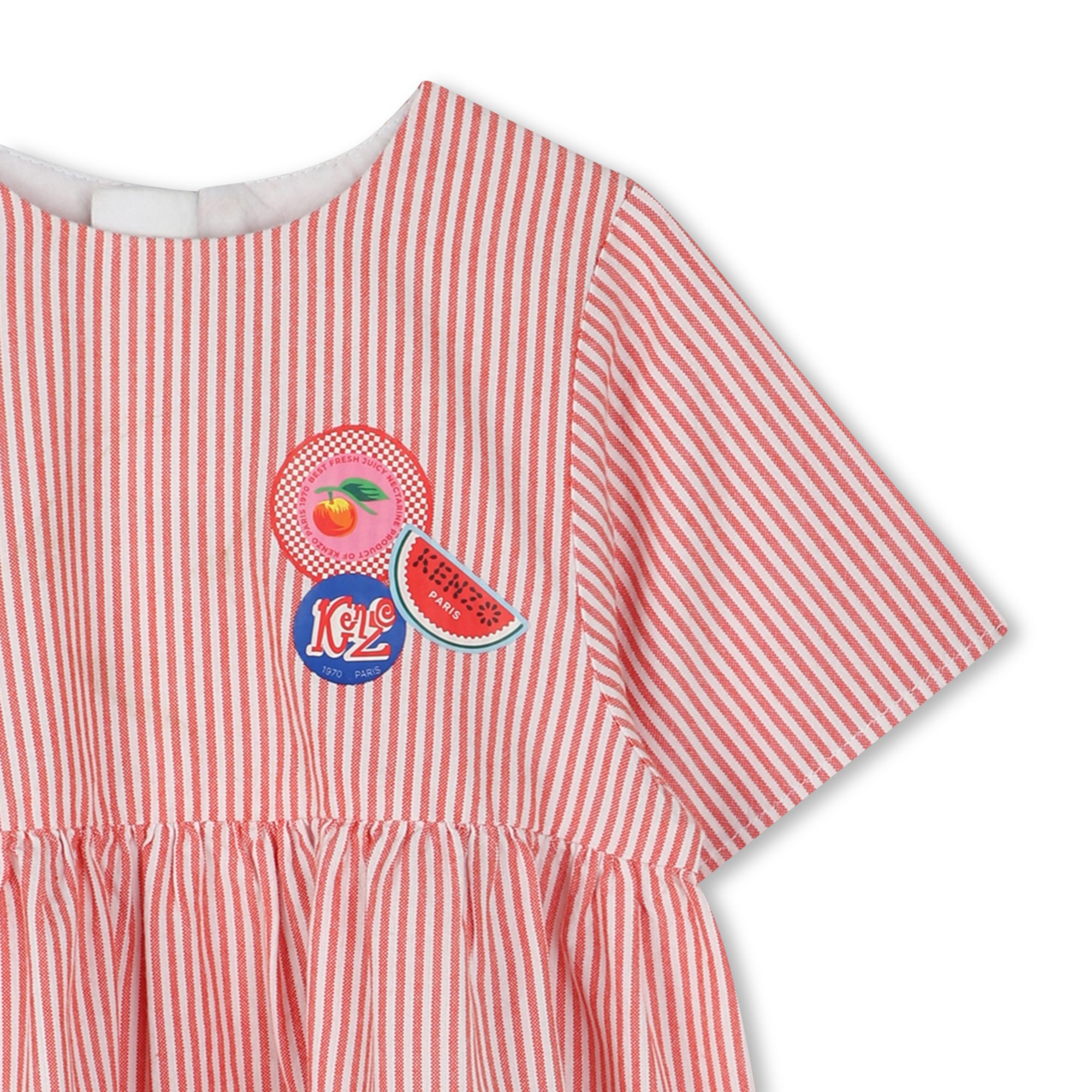 Robe zippée en coton KENZO KIDS pour FILLE